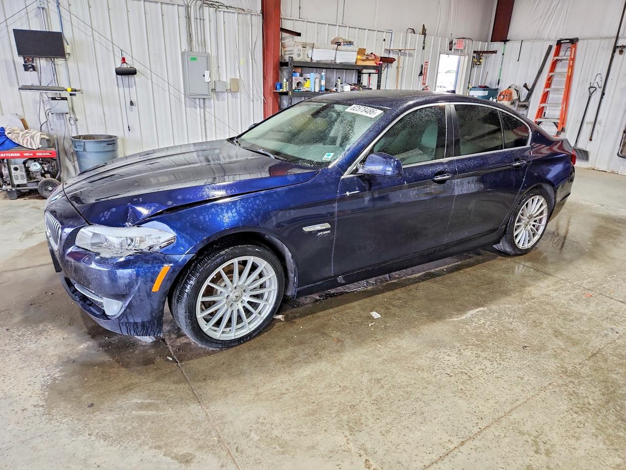 2012 Bmw 528 Xi Синий vin: WBAXH5C54CDW02261