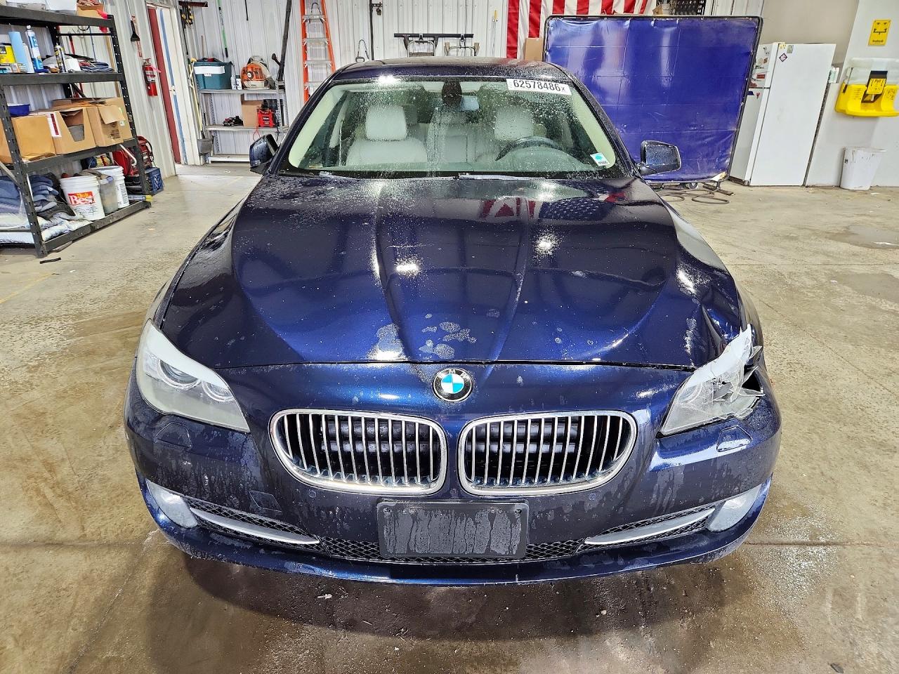 2012 Bmw 528 Xi Синий vin: WBAXH5C54CDW02261
