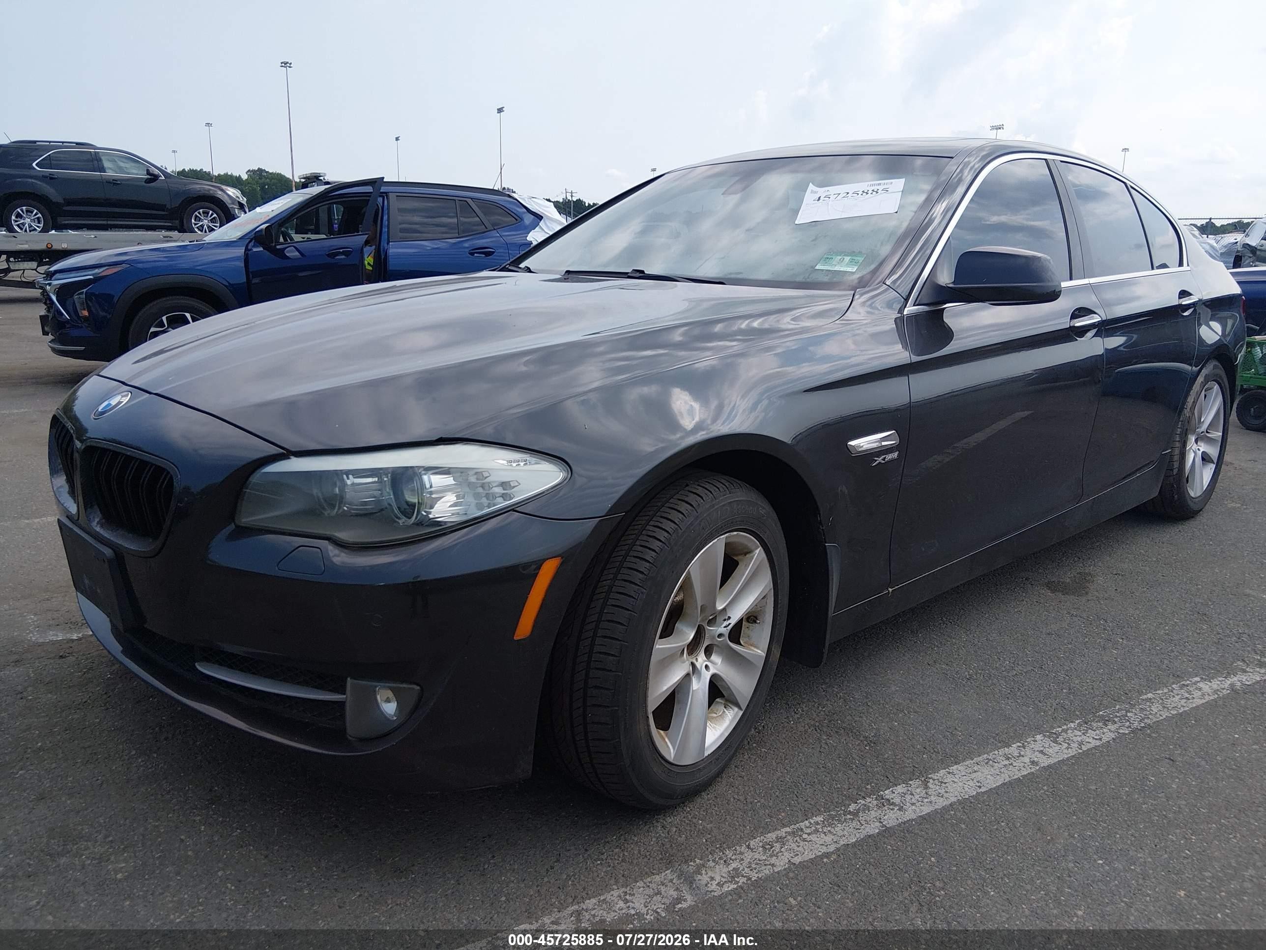 2012 Bmw 528i Xdrive Black vin: WBAXH5C54CDW07556