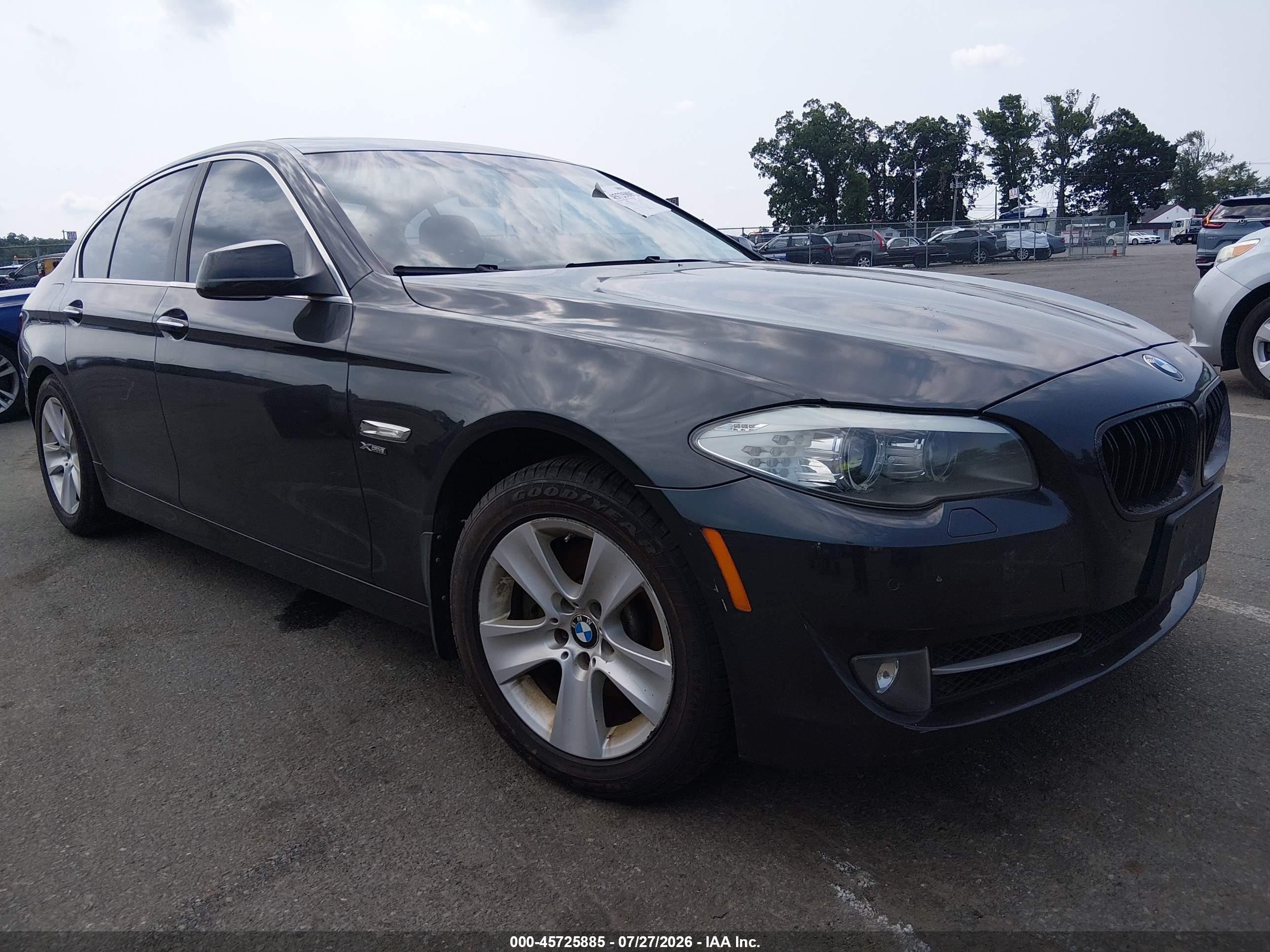 2012 Bmw 528i Xdrive Black vin: WBAXH5C54CDW07556