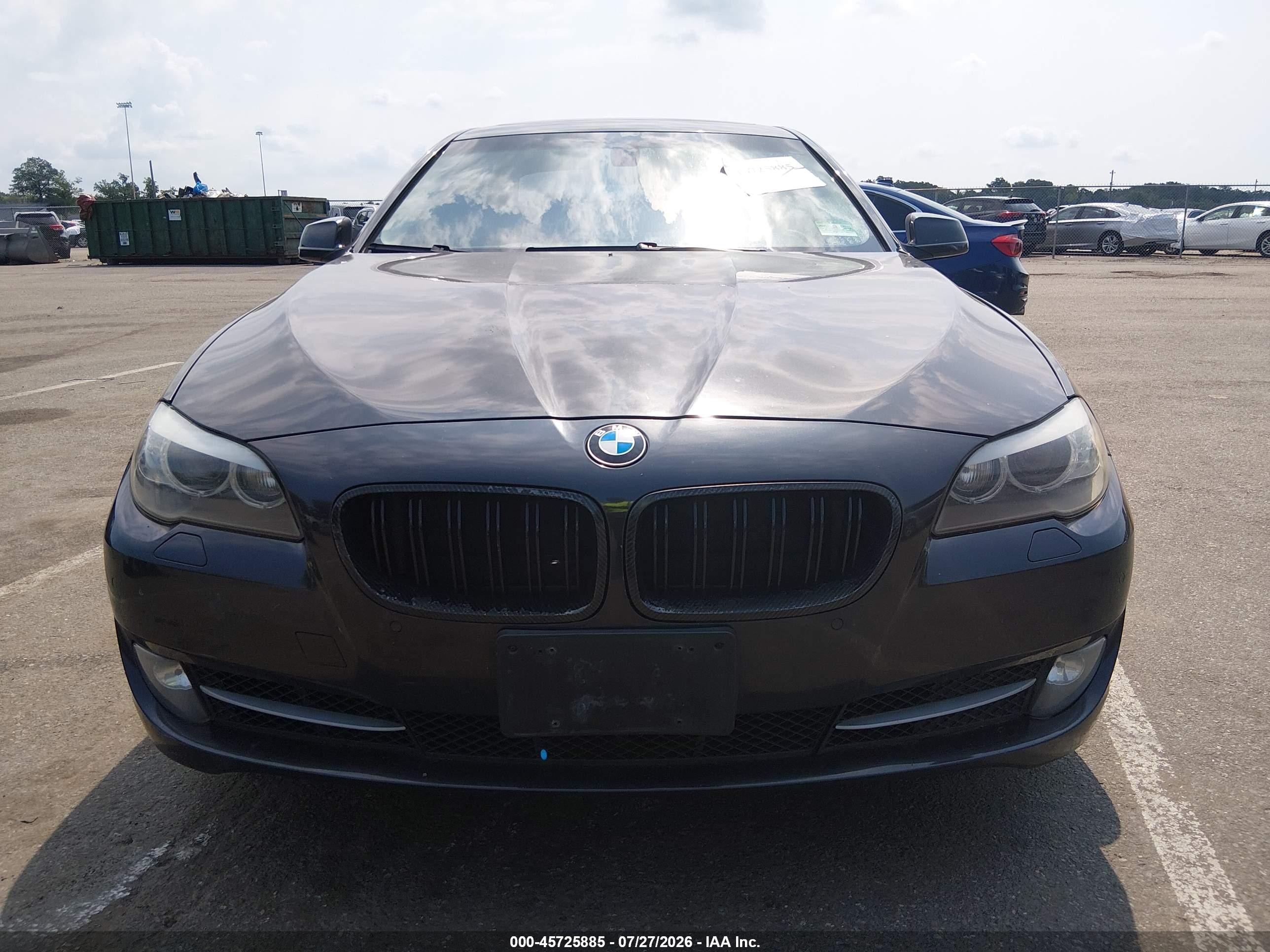 2012 Bmw 528i Xdrive Black vin: WBAXH5C54CDW07556