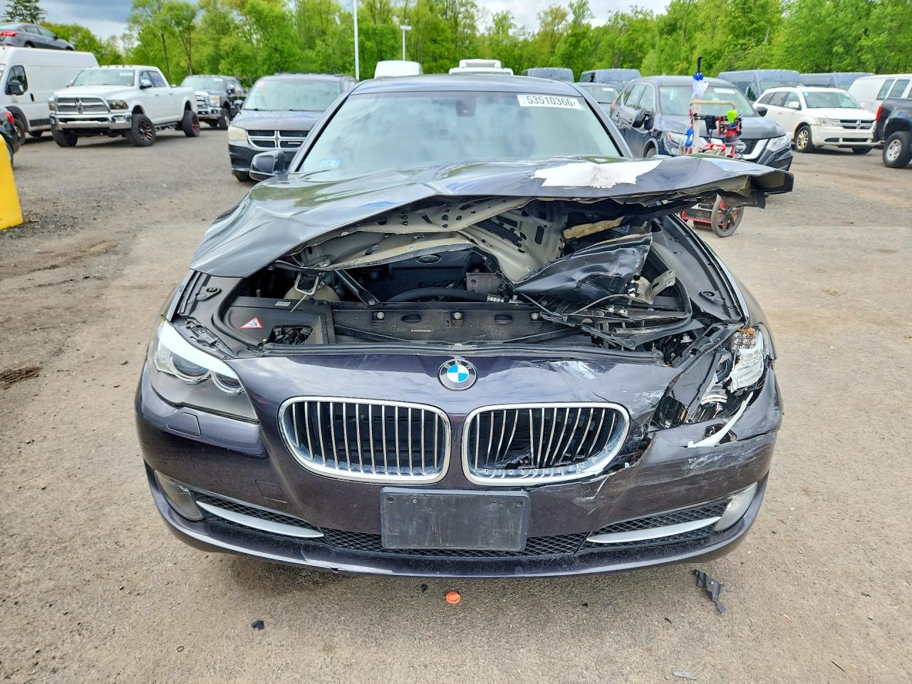 2013 Bmw 528 Xi Угольный vin: WBAXH5C54DD107754