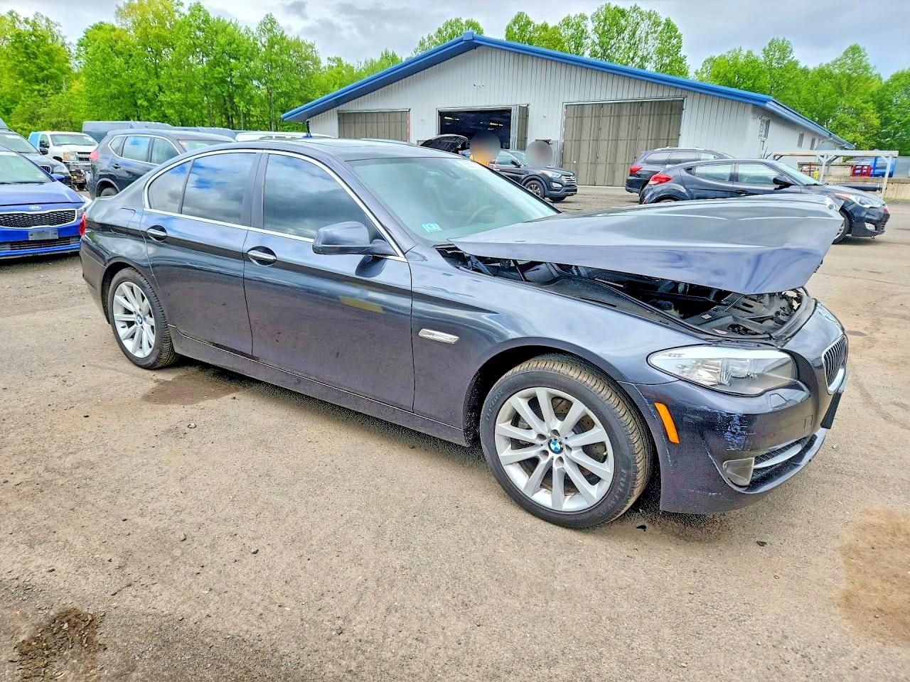 2013 Bmw 528 Xi Угольный vin: WBAXH5C54DD107754
