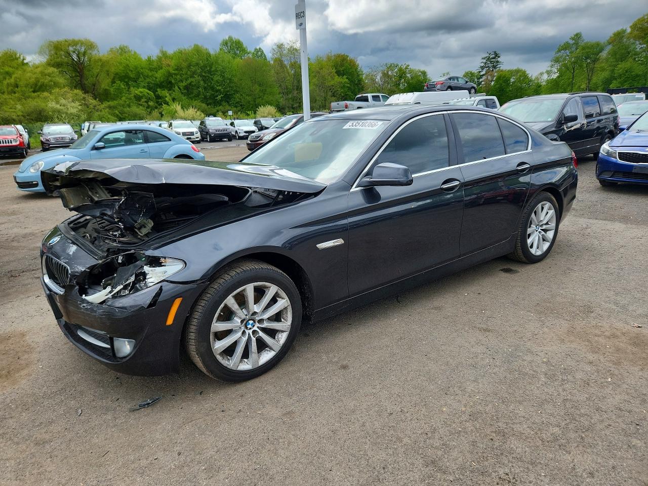 2013 Bmw 528 Xi Угольный vin: WBAXH5C54DD107754