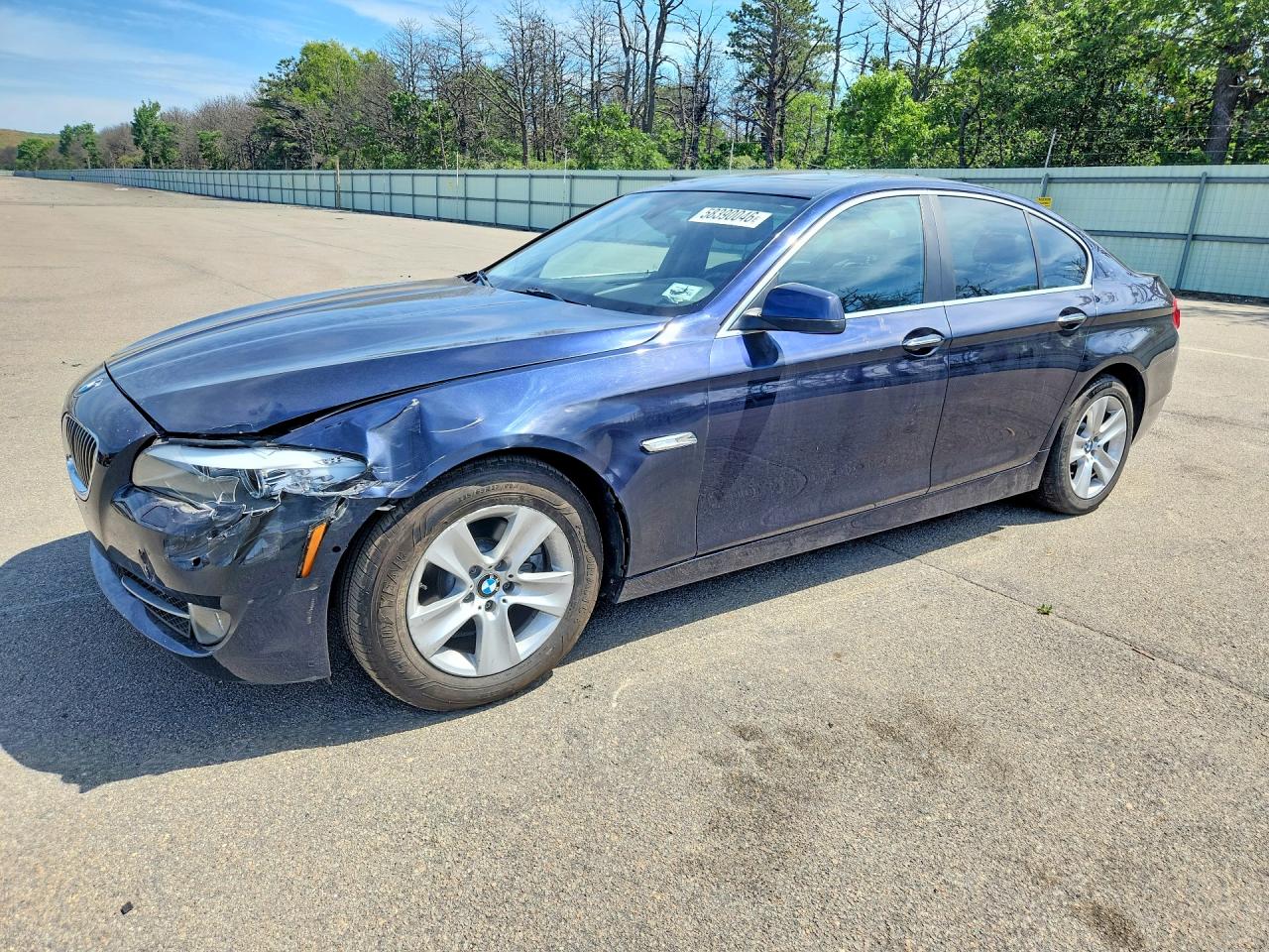 2013 Bmw 528 Blue vin: WBAXH5C54DD109603