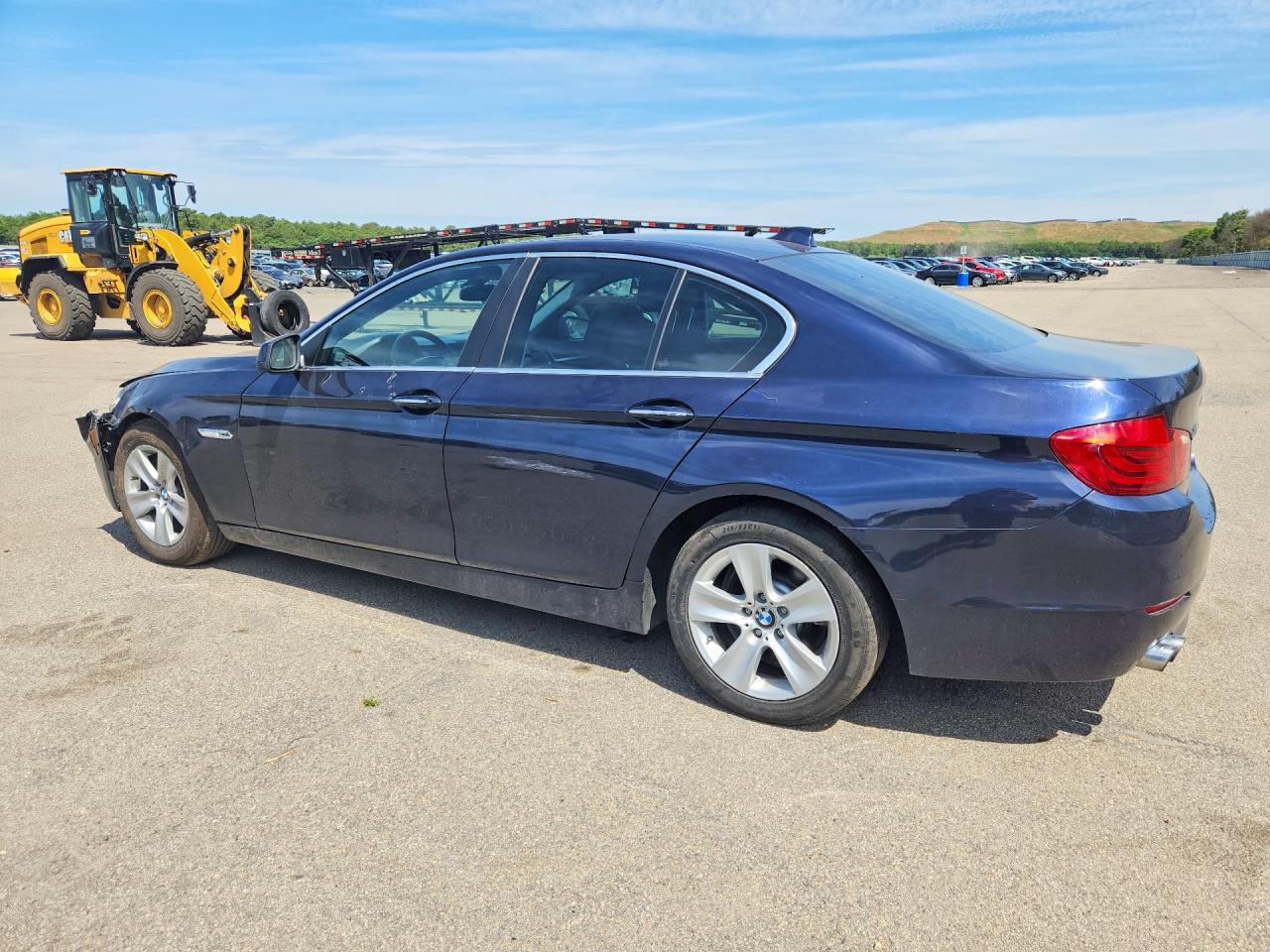 2013 Bmw 528 Blue vin: WBAXH5C54DD109603