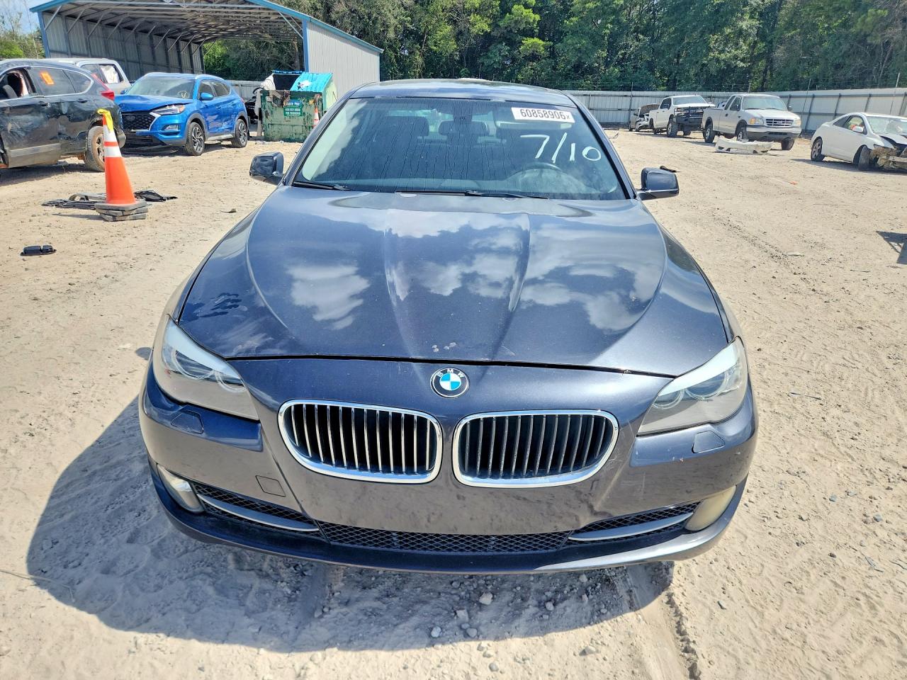 2013 Bmw 528xi Charcoal vin: WBAXH5C54DD110010