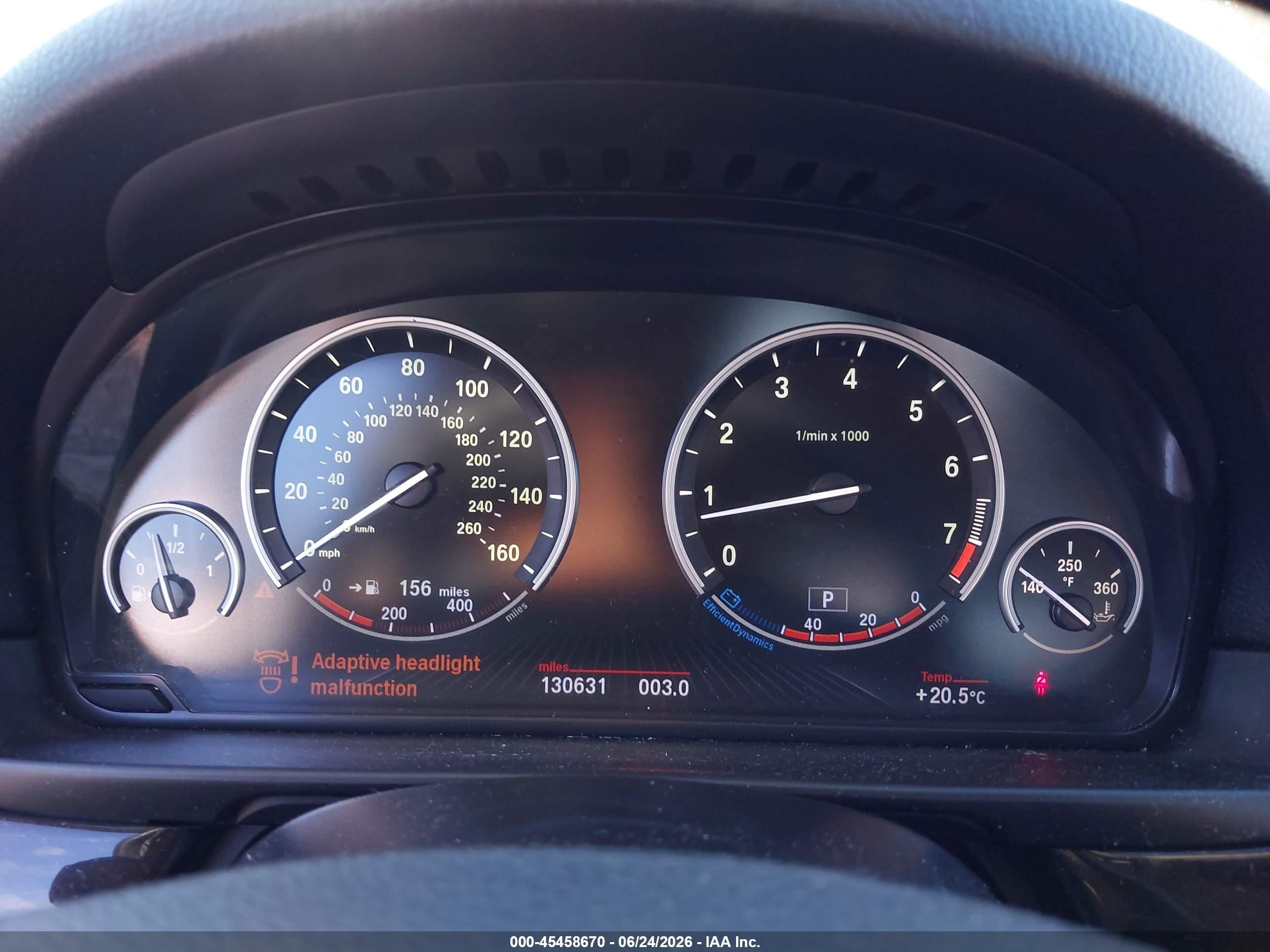 2013 Bmw 528i Xdrive Белый vin: WBAXH5C54DDW11933