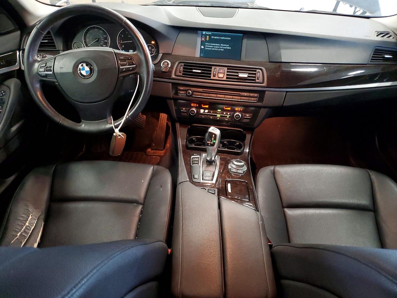 2012 Bmw 5 Series 528i Black vin: WBAXH5C55CDW08960