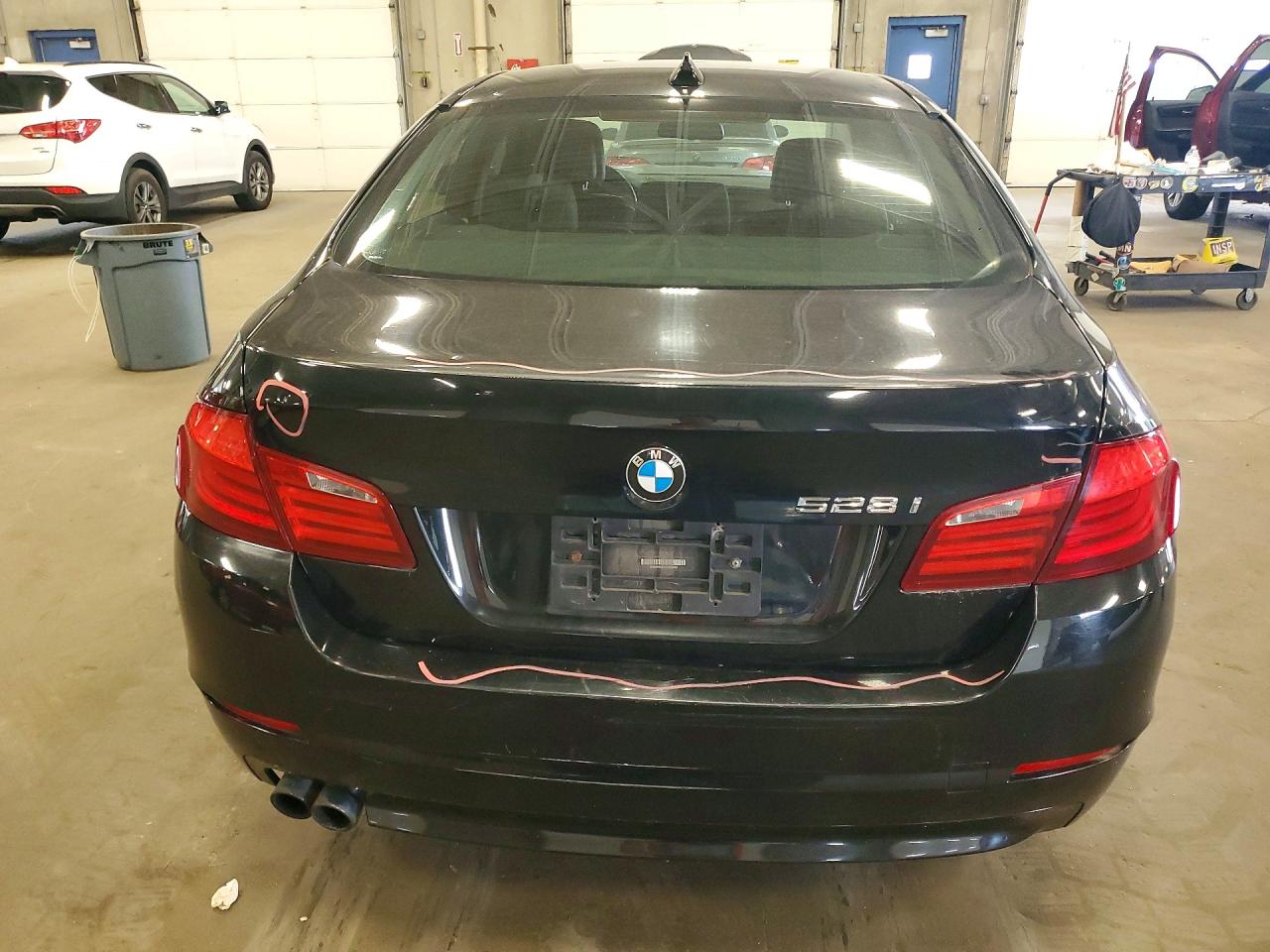 2012 Bmw 5 Series 528i Black vin: WBAXH5C55CDW08960