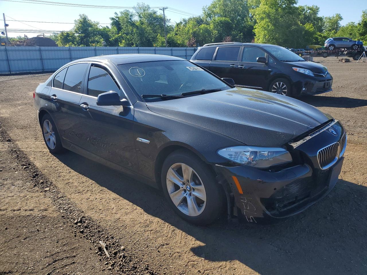 2013 Bmw 528 Xi Black vin: WBAXH5C55DD114146