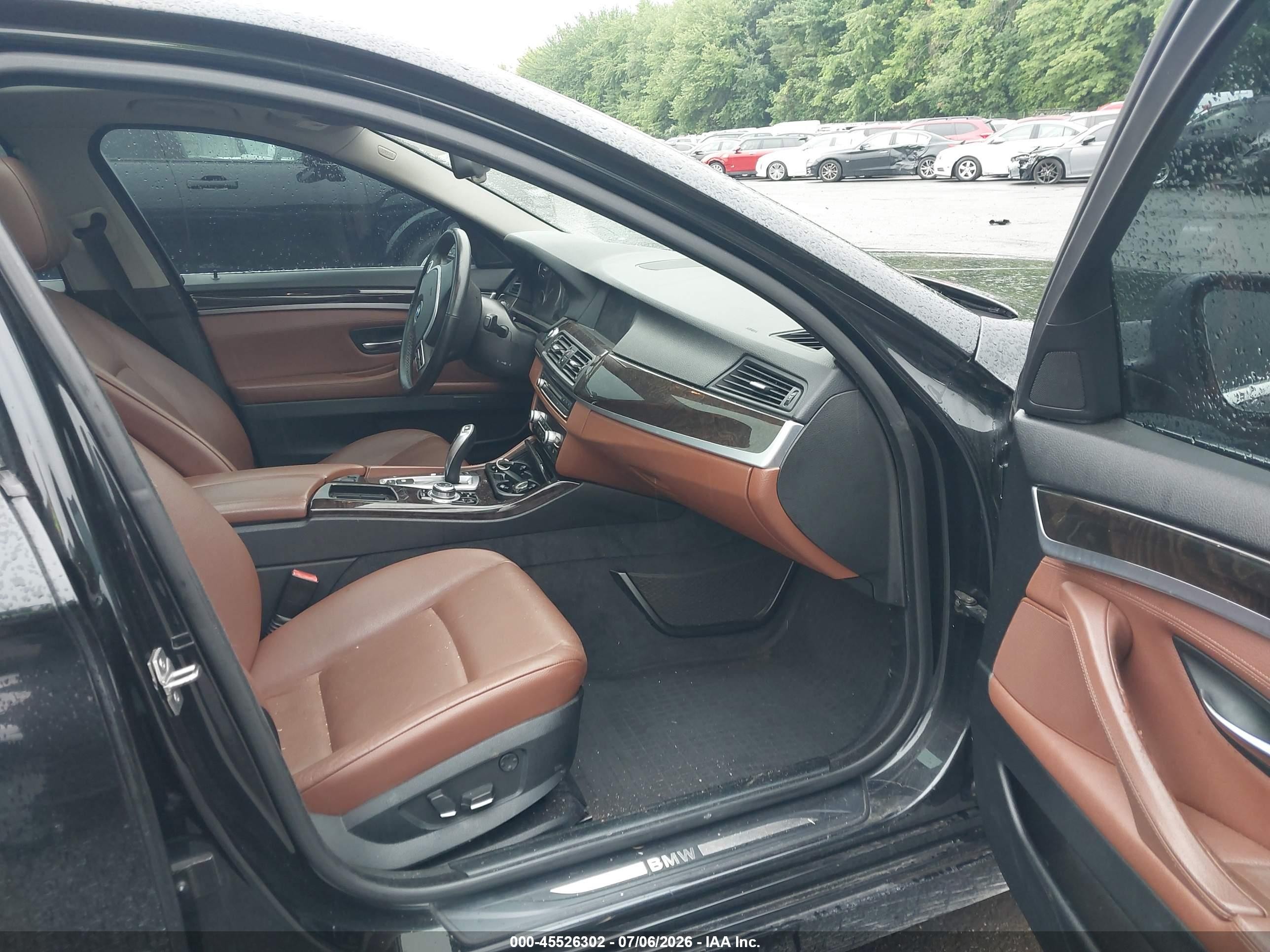 2013 Bmw 528i Xdrive Черный vin: WBAXH5C55DDW12671