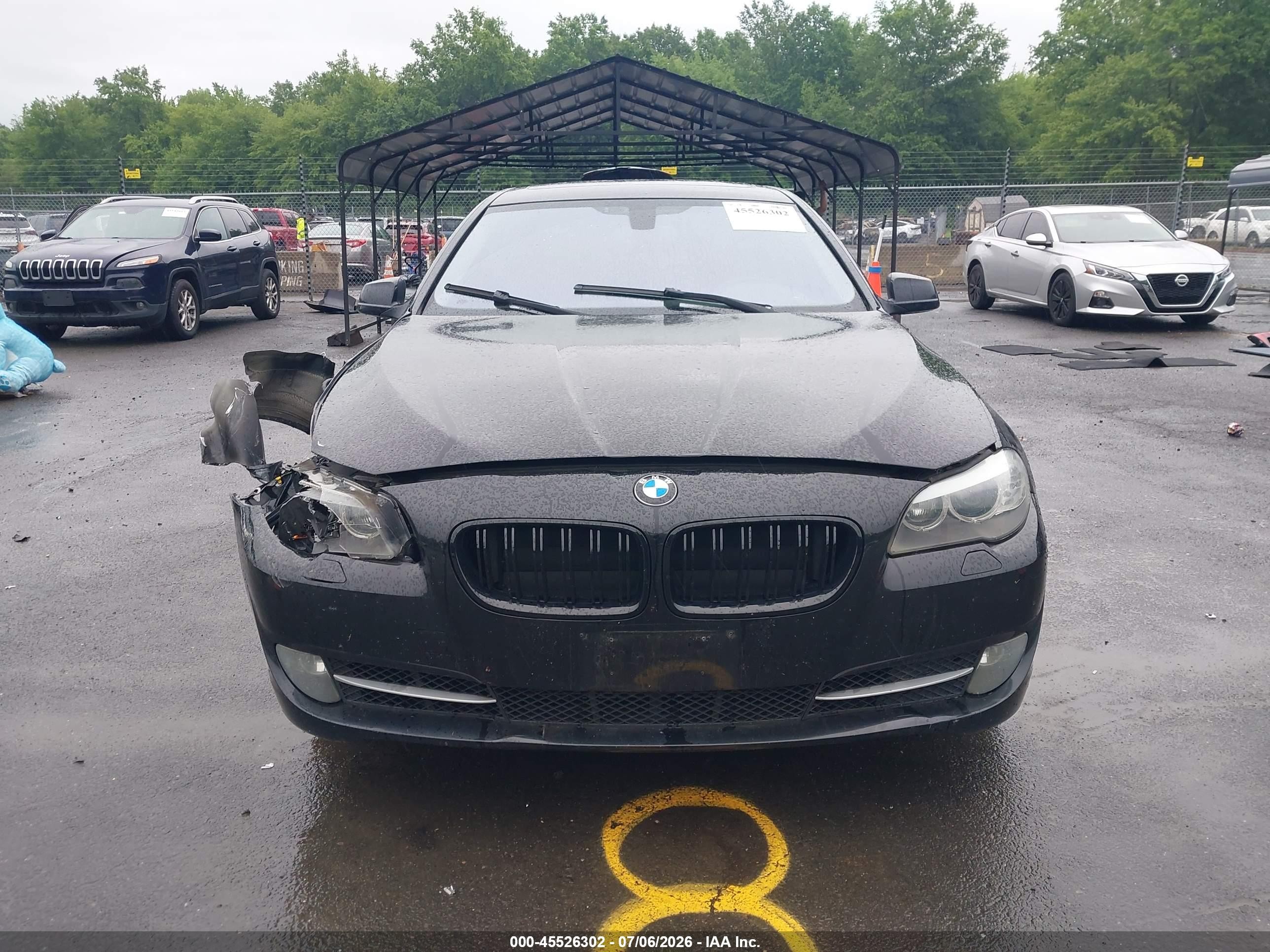 2013 Bmw 528i Xdrive Черный vin: WBAXH5C55DDW12671