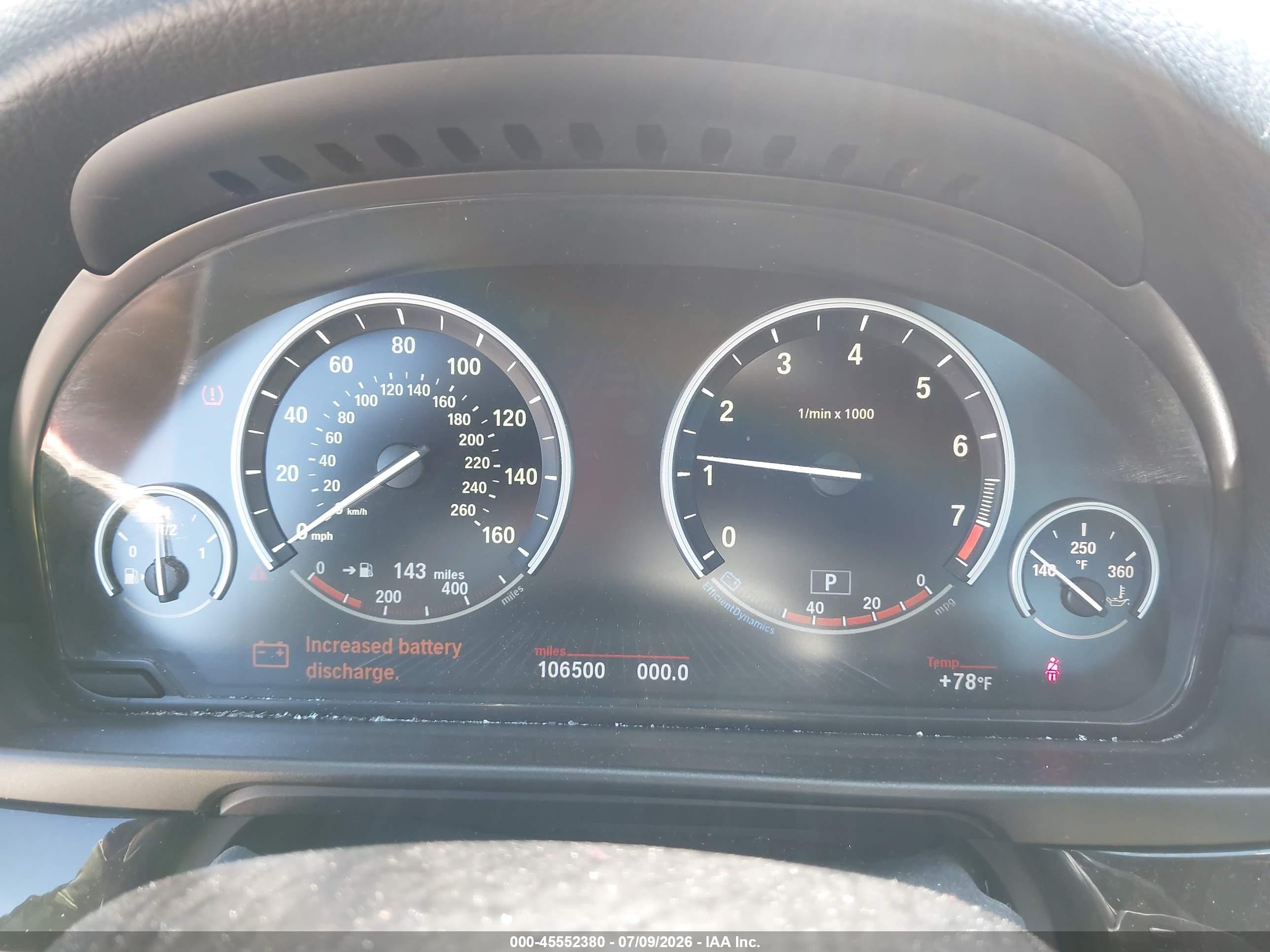 2013 Bmw 528i Xdrive Черный vin: WBAXH5C55DDW16526