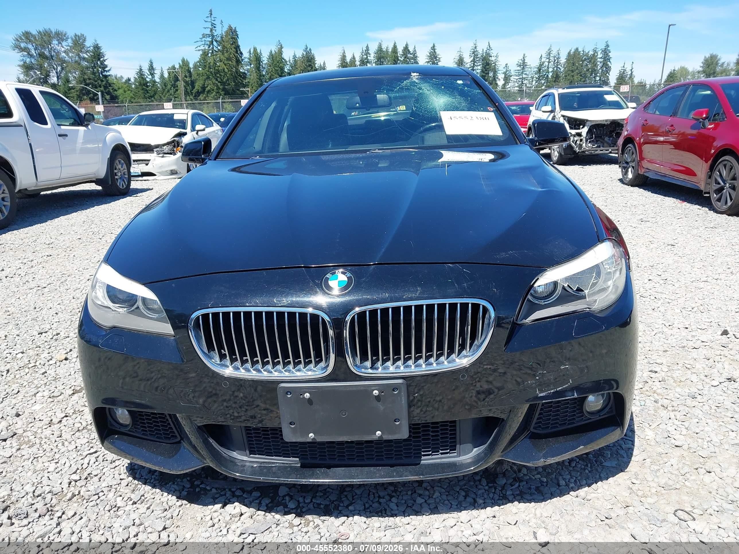2013 Bmw 528i Xdrive Черный vin: WBAXH5C55DDW16526