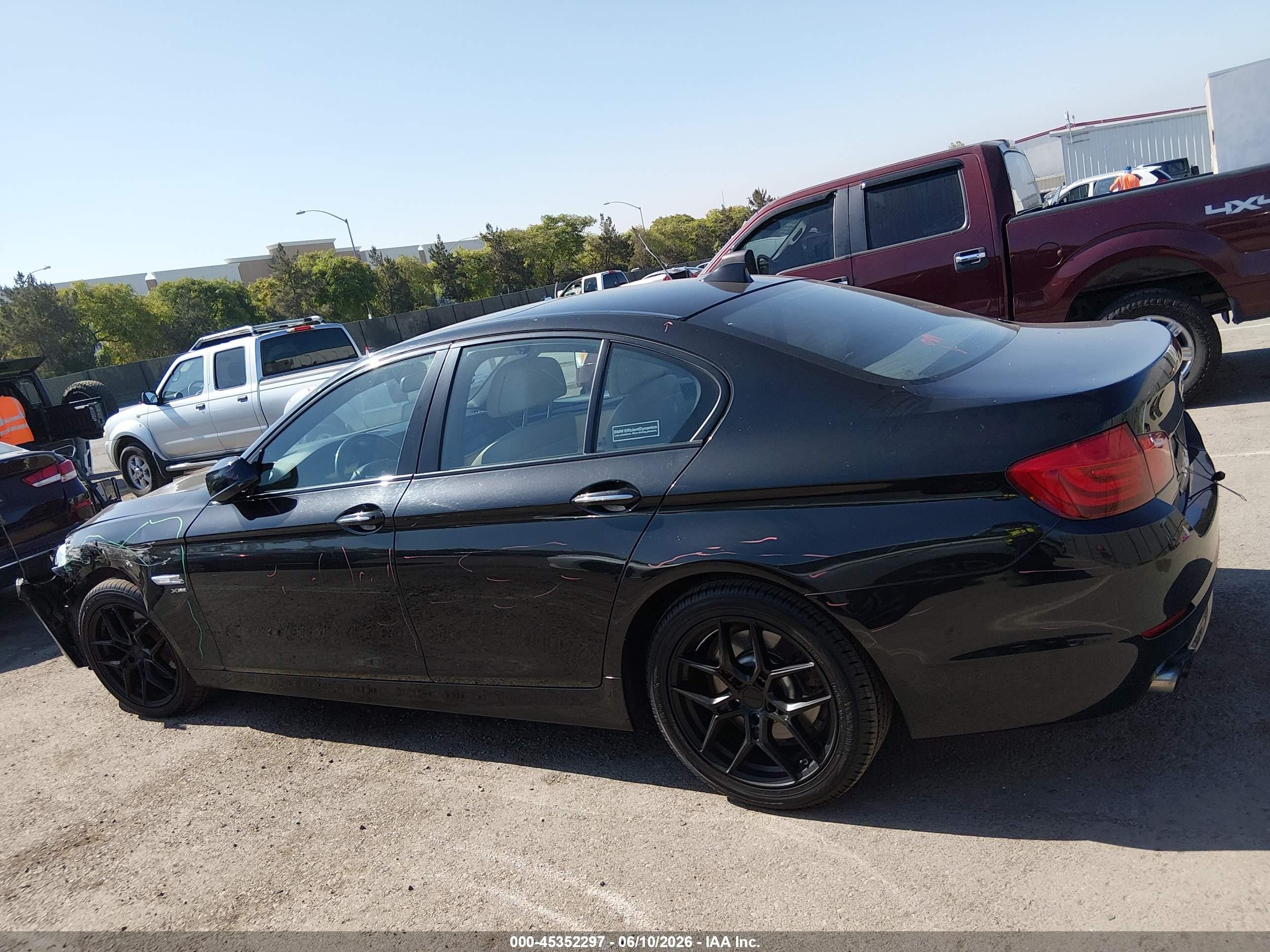 2012 Bmw 528i Xdrive Black vin: WBAXH5C56CC595142