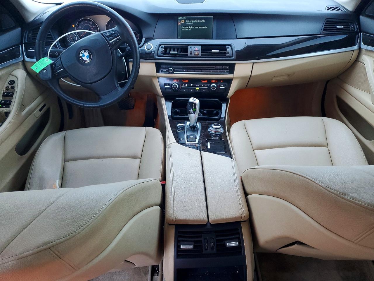 2012 Bmw 528 Черный vin: WBAXH5C56CDW08885