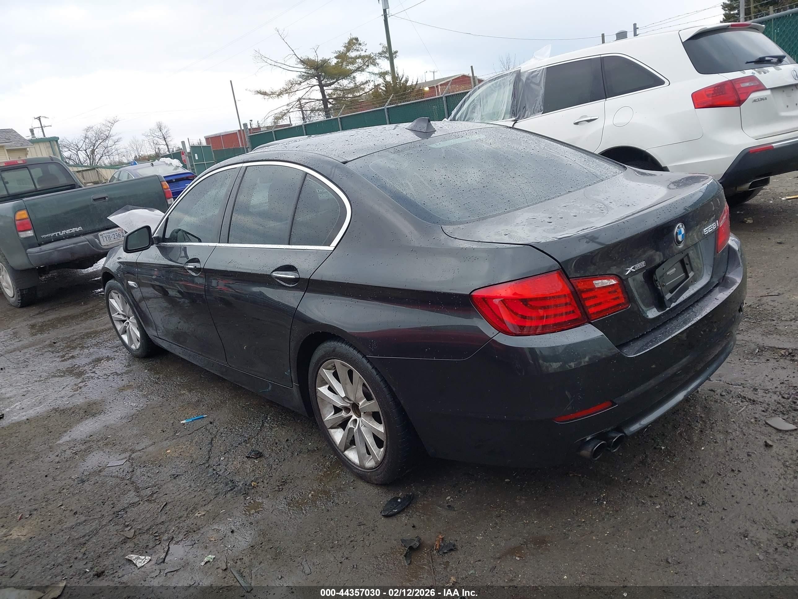 2013 Bmw 528i Xdrive Gray vin: WBAXH5C56DD107545