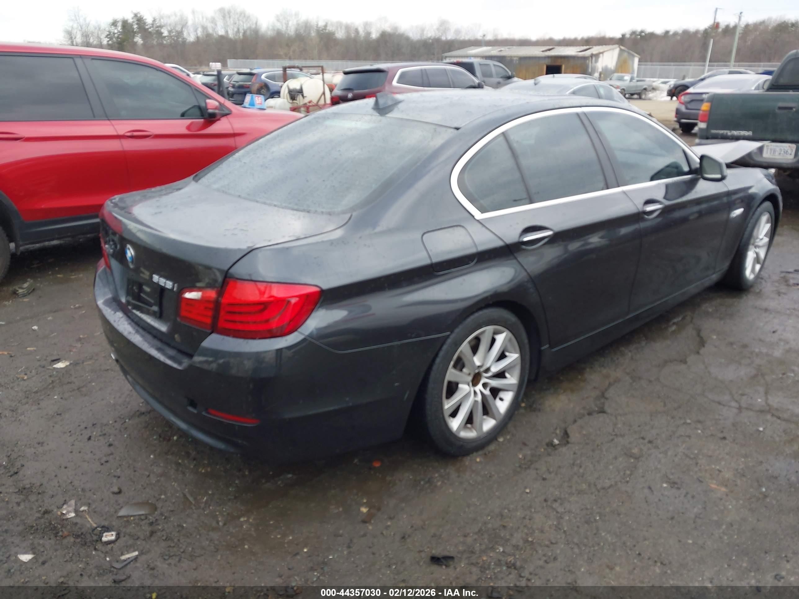 2013 Bmw 528i Xdrive Gray vin: WBAXH5C56DD107545