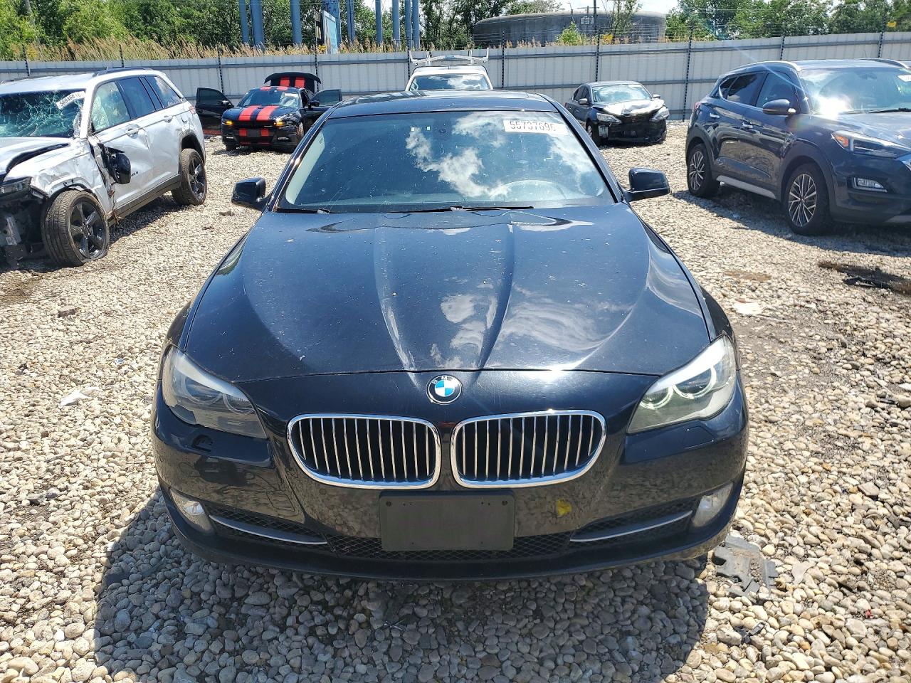 2012 Bmw 528 Xi Черный vin: WBAXH5C57CC595229