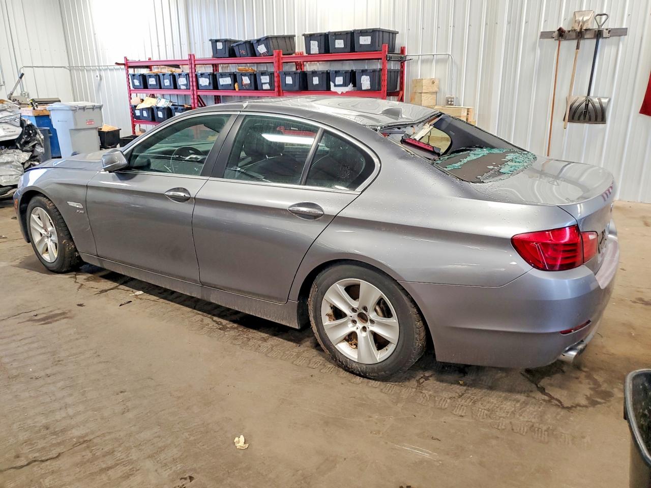 2012 Bmw 528 Xi Gray vin: WBAXH5C57CDW04568