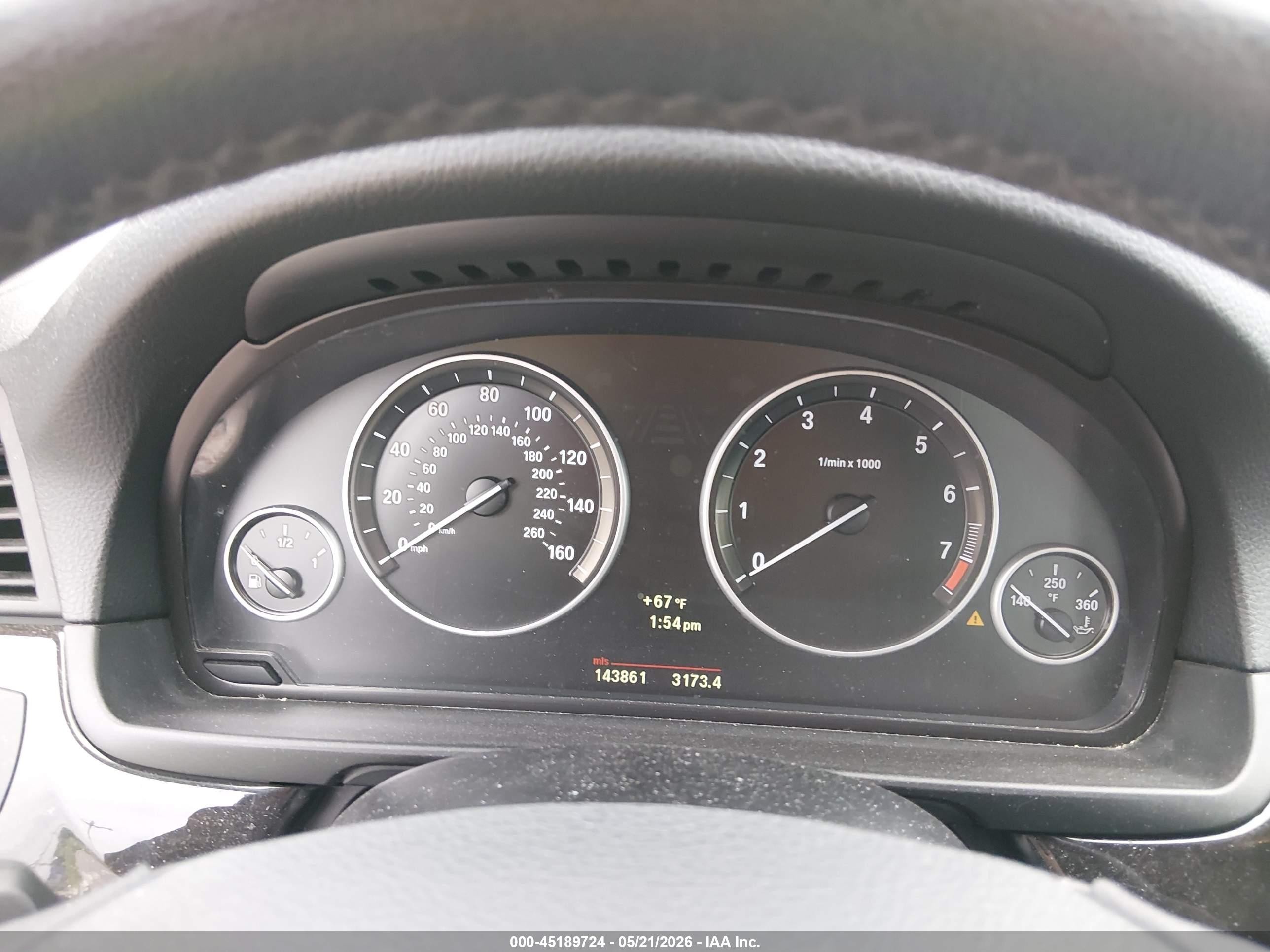 2012 Bmw 528i Xdrive Silver vin: WBAXH5C57CDW07096