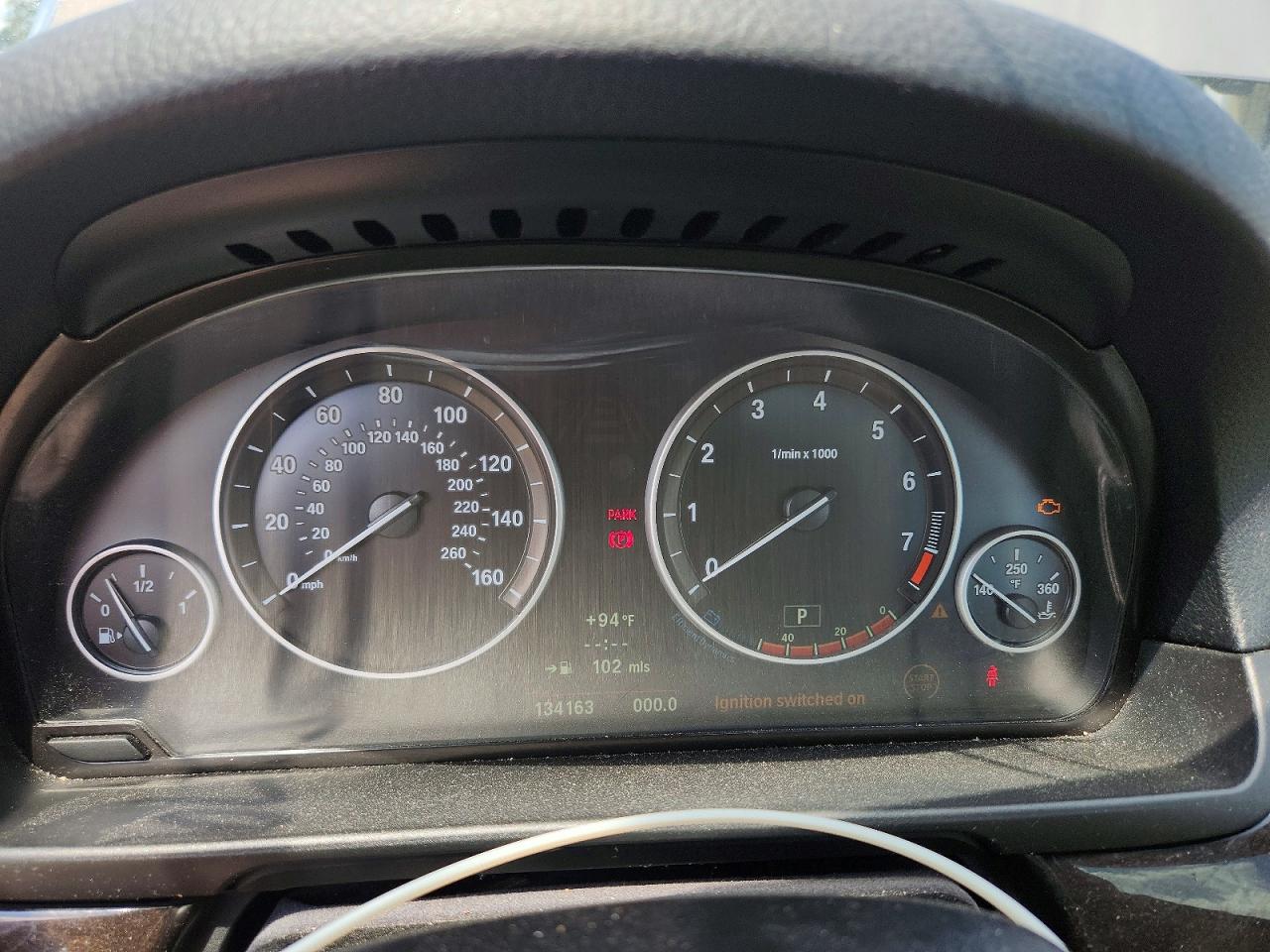 2013 Bmw 528 Xi Серый vin: WBAXH5C57DD111443