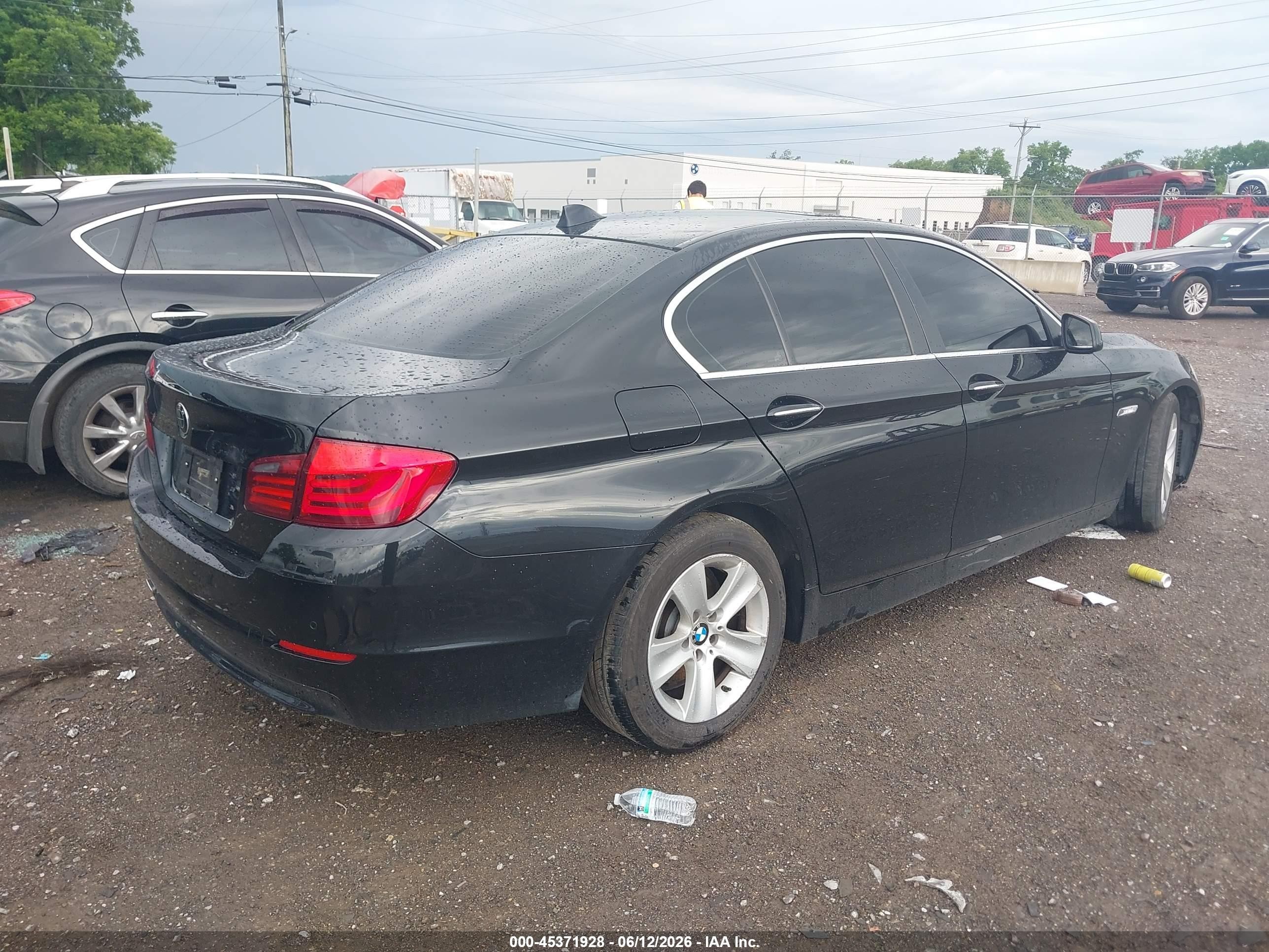 2013 Bmw 528i Xdrive Black vin: WBAXH5C57DD112477