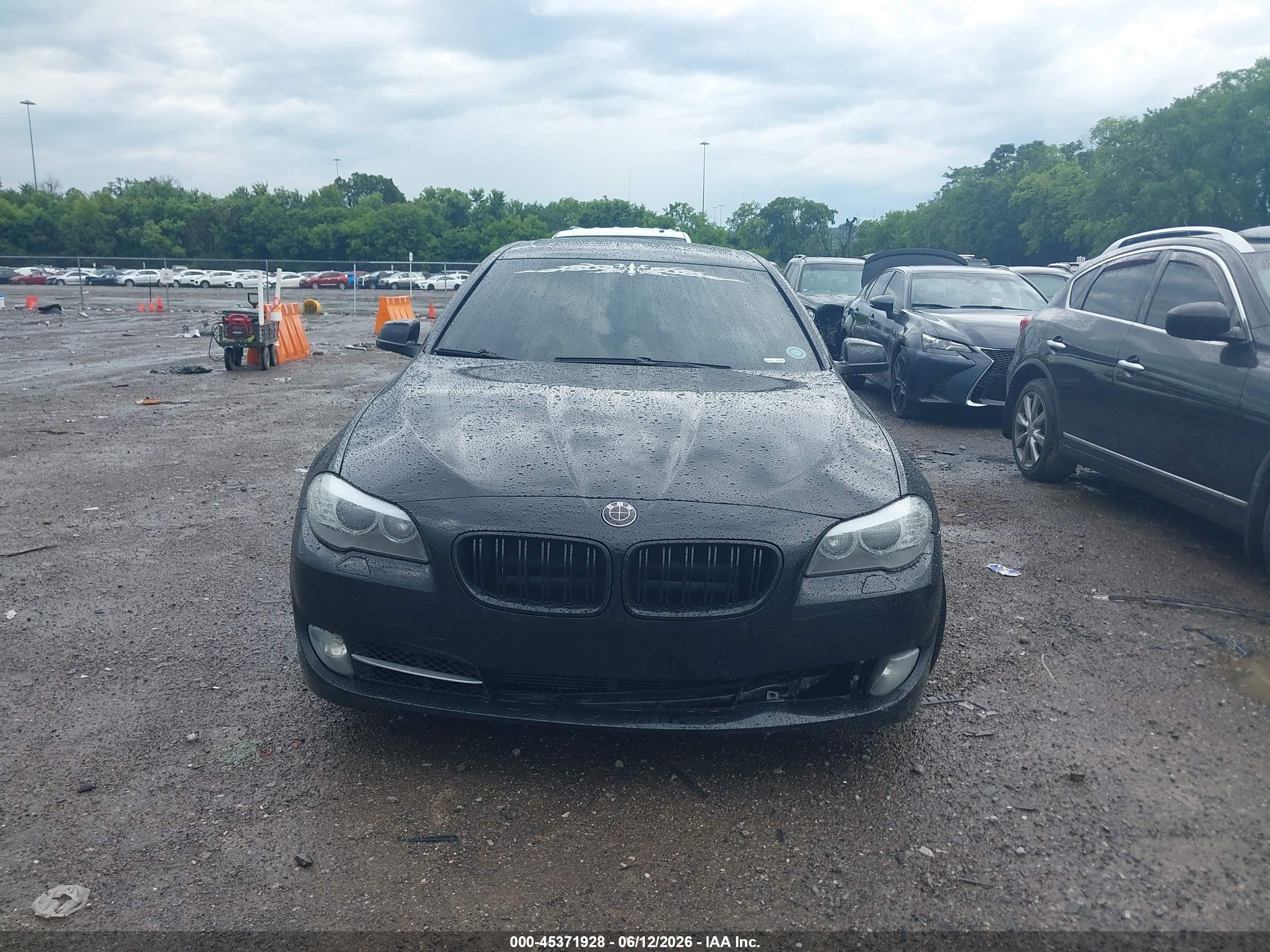 2013 Bmw 528i Xdrive Black vin: WBAXH5C57DD112477