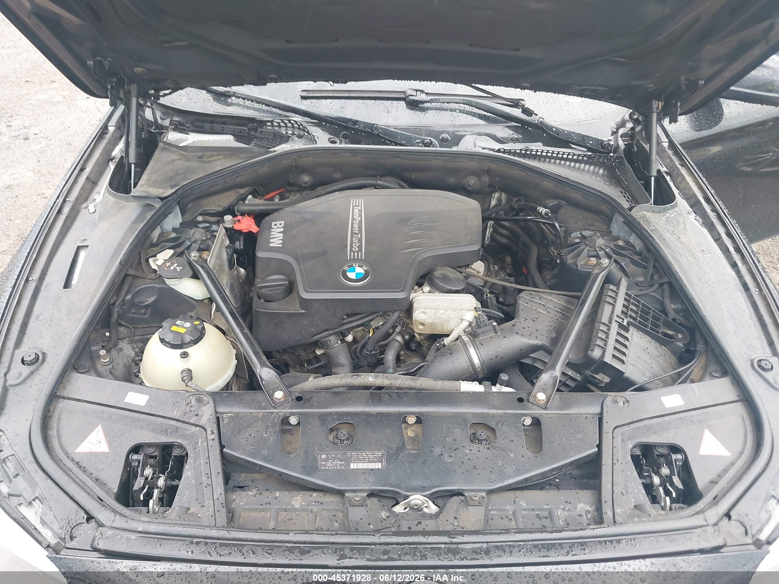 2013 Bmw 528i Xdrive Black vin: WBAXH5C57DD112477