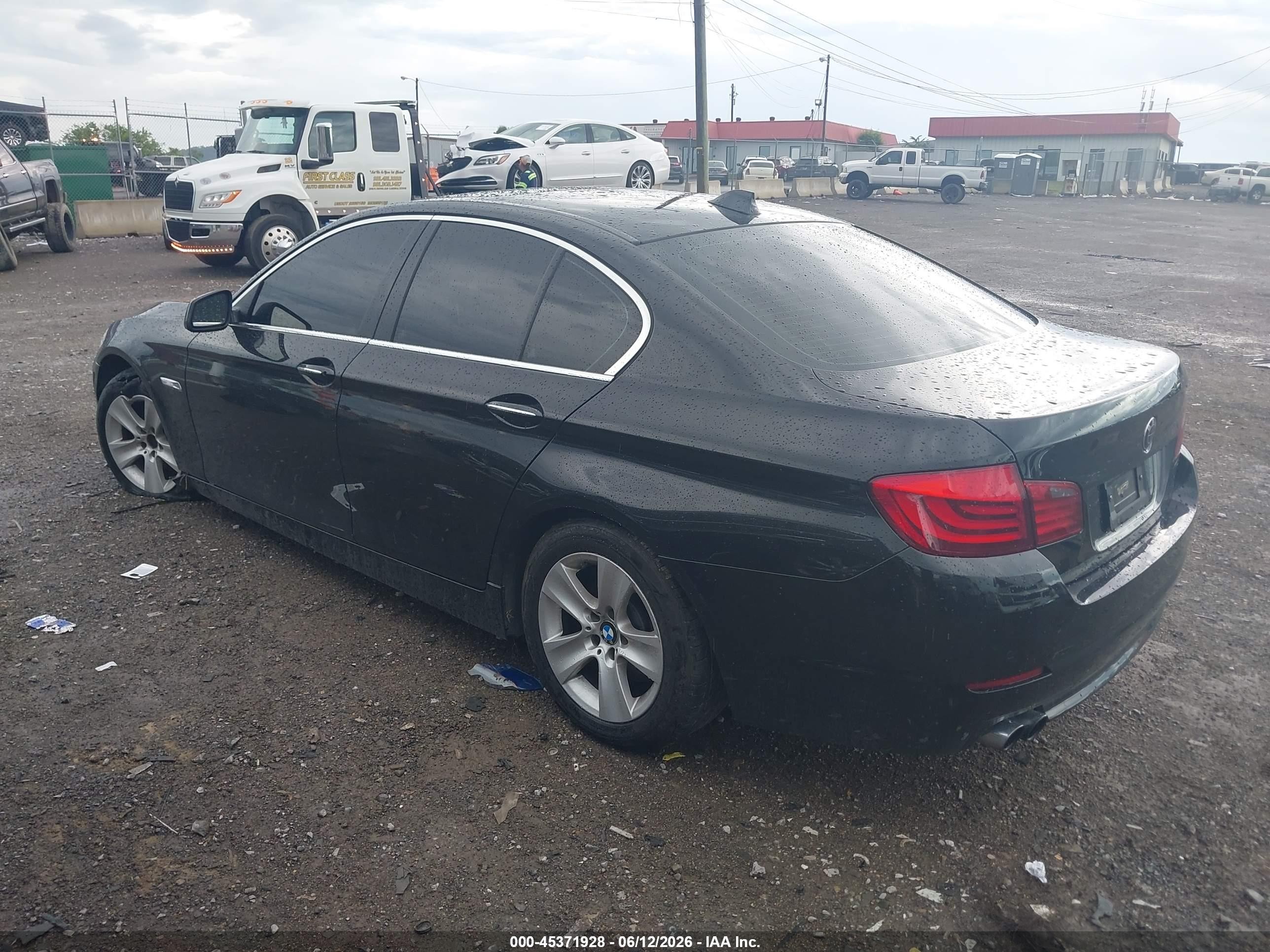 2013 Bmw 528i Xdrive Black vin: WBAXH5C57DD112477
