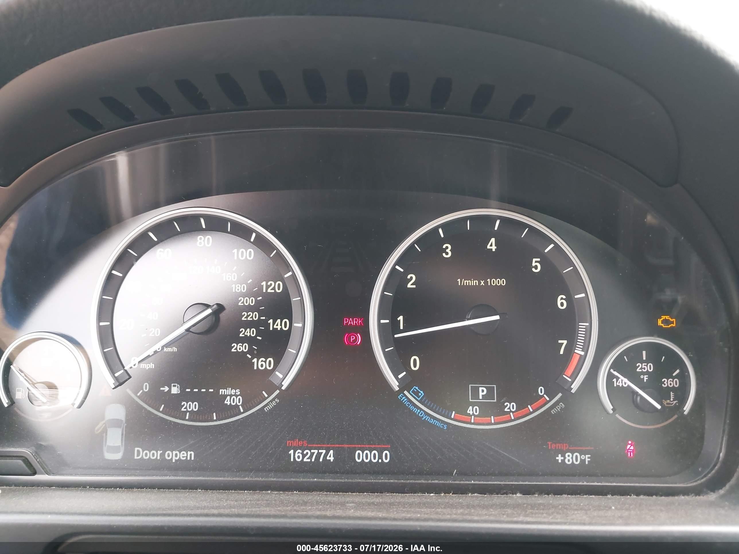 2013 Bmw 528i Xdrive Dark Blue vin: WBAXH5C57DD113032
