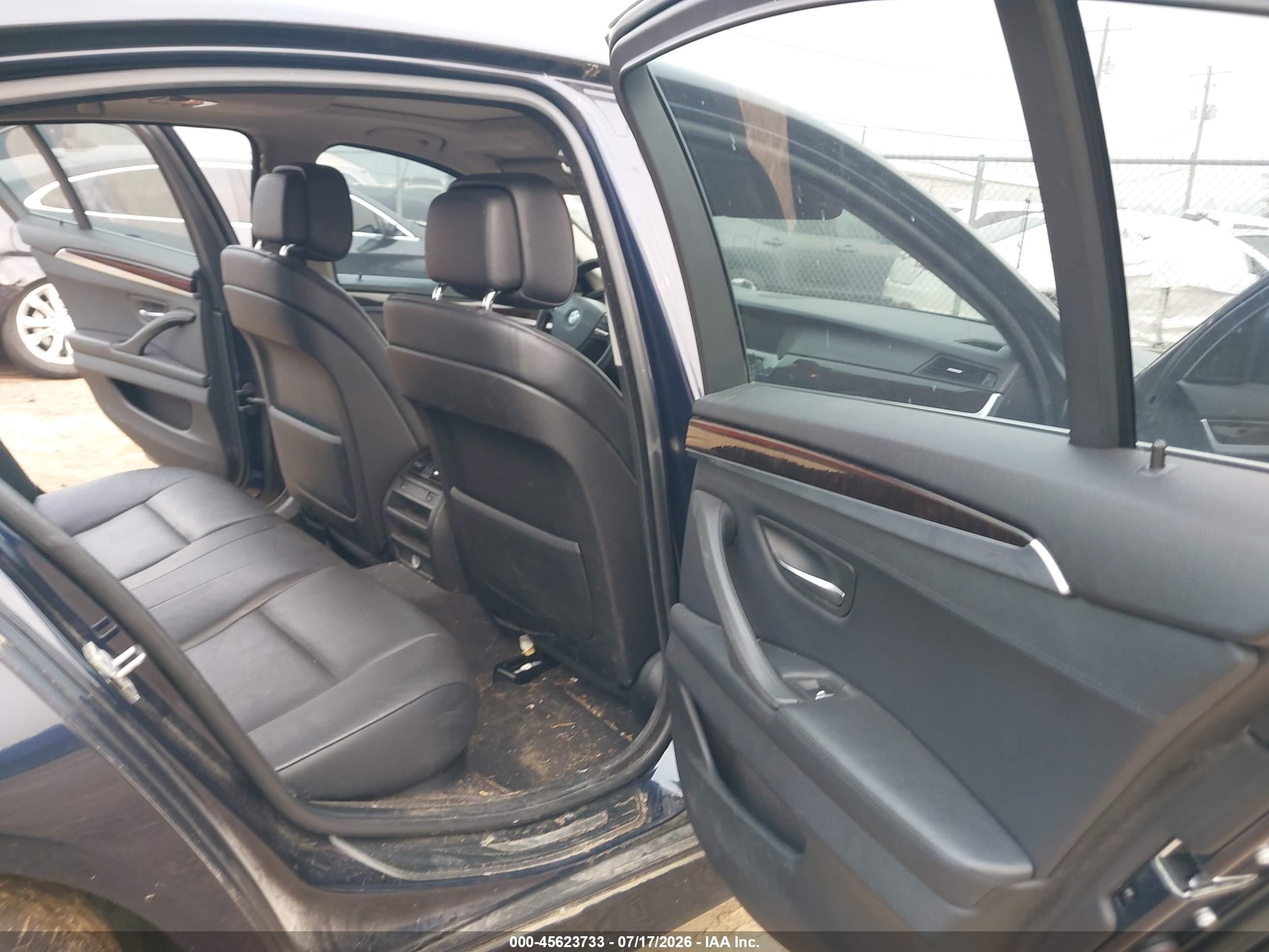 2013 Bmw 528i Xdrive Dark Blue vin: WBAXH5C57DD113032