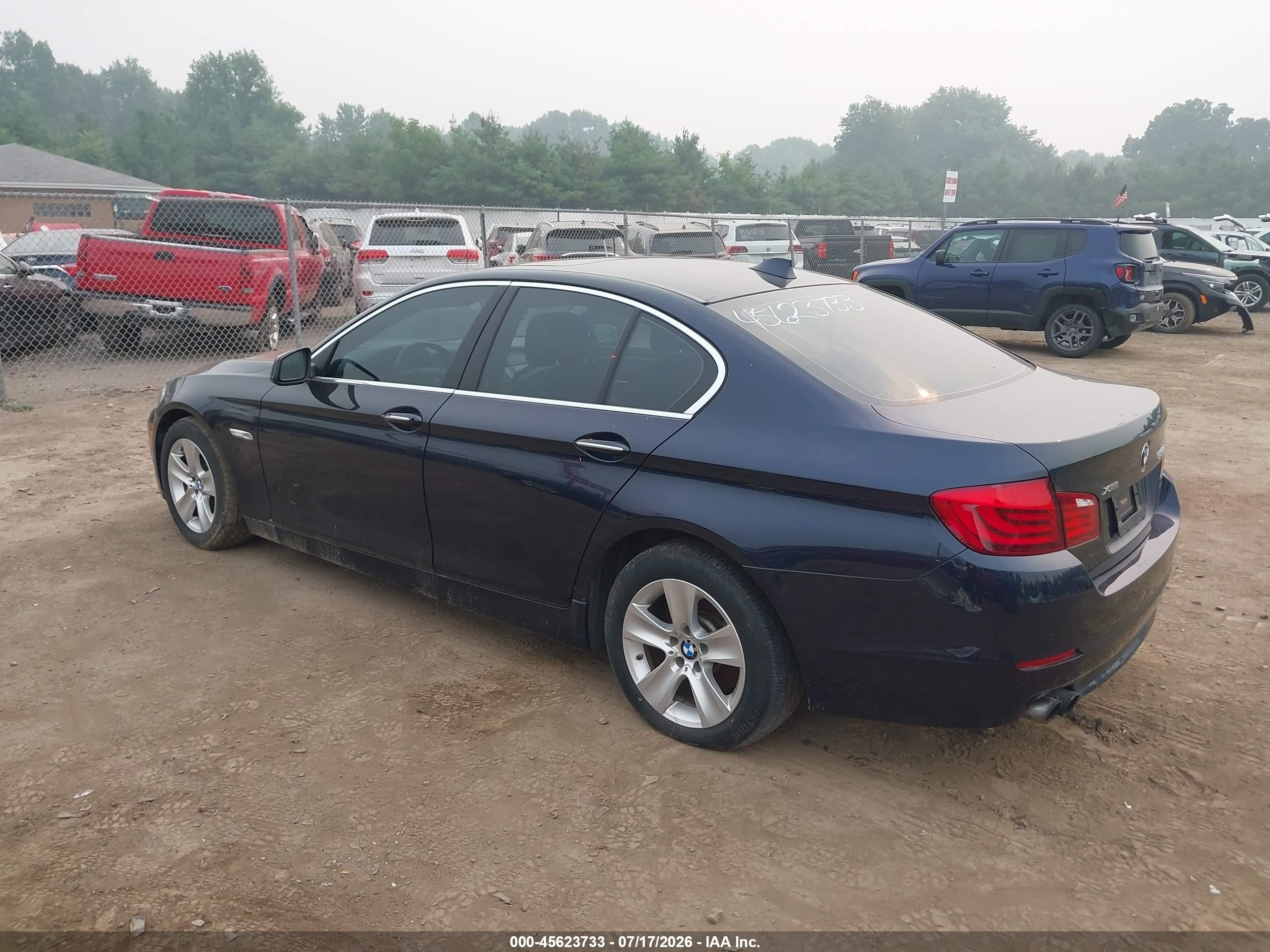 2013 Bmw 528i Xdrive Dark Blue vin: WBAXH5C57DD113032