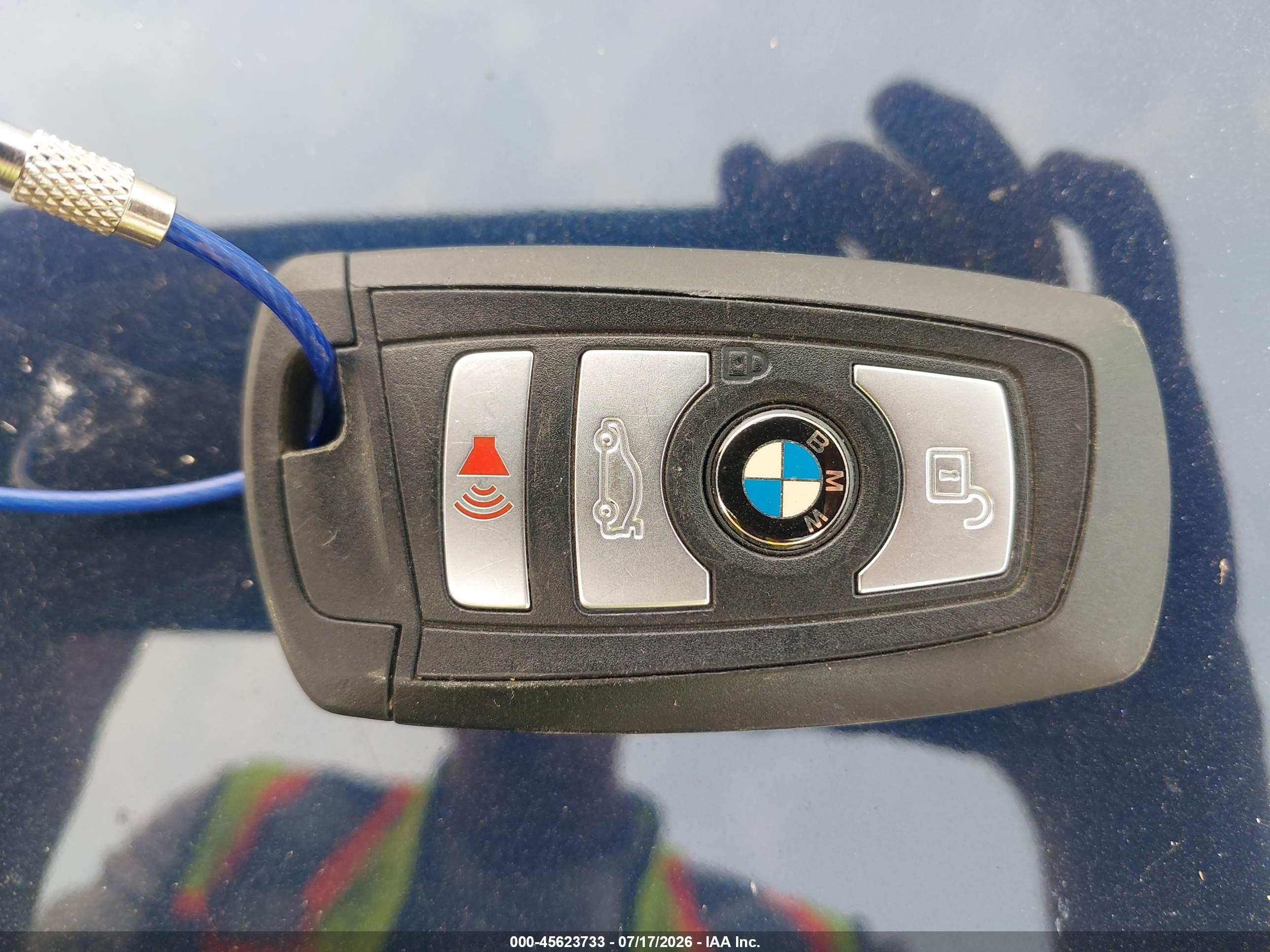 2013 Bmw 528i Xdrive Dark Blue vin: WBAXH5C57DD113032