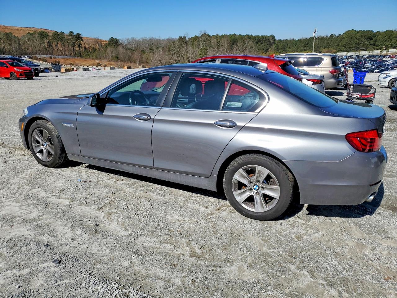 2013 Bmw 528 Xi Gray vin: WBAXH5C57DD114245