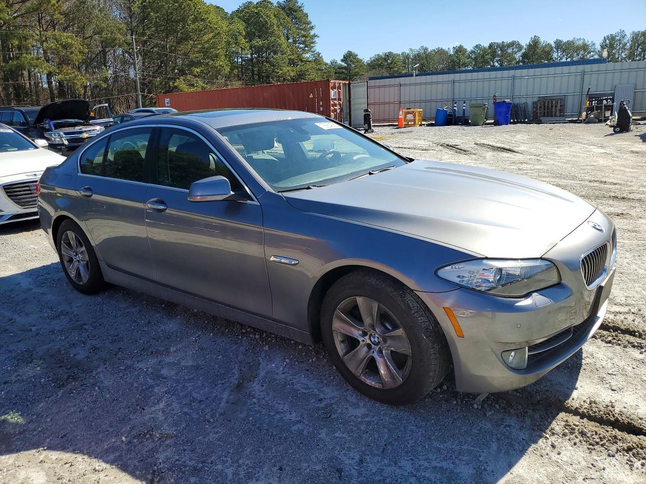 2013 Bmw 528 Xi Gray vin: WBAXH5C57DD114245