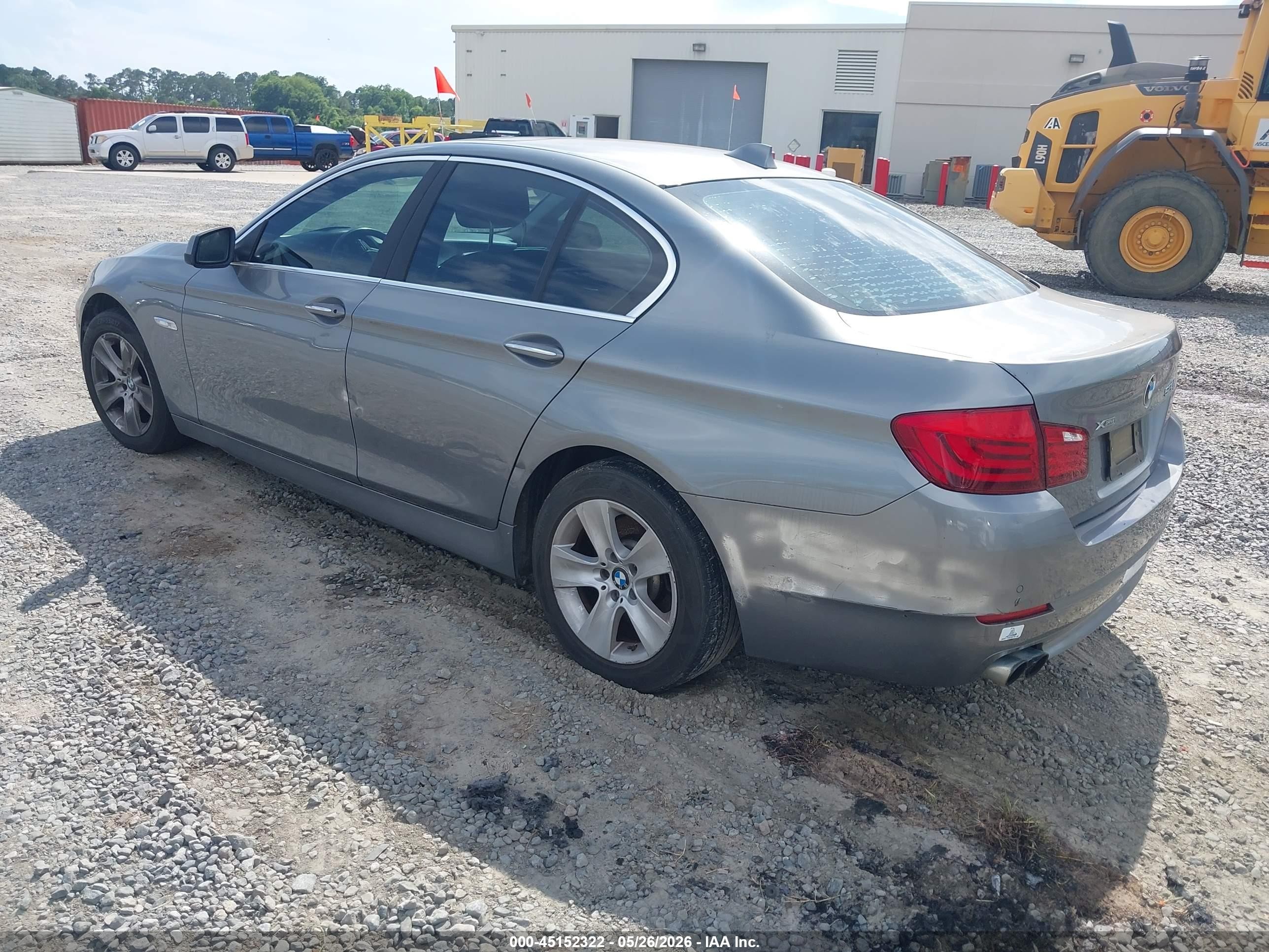 2013 Bmw 528i Xdrive Gray vin: WBAXH5C57DDW13000