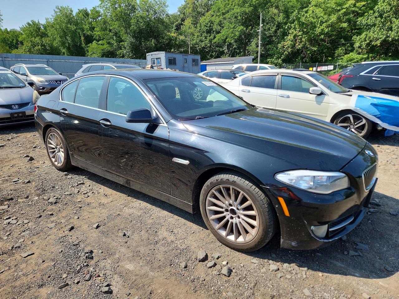 2013 Bmw 528 Xi Черный vin: WBAXH5C57DDW13238