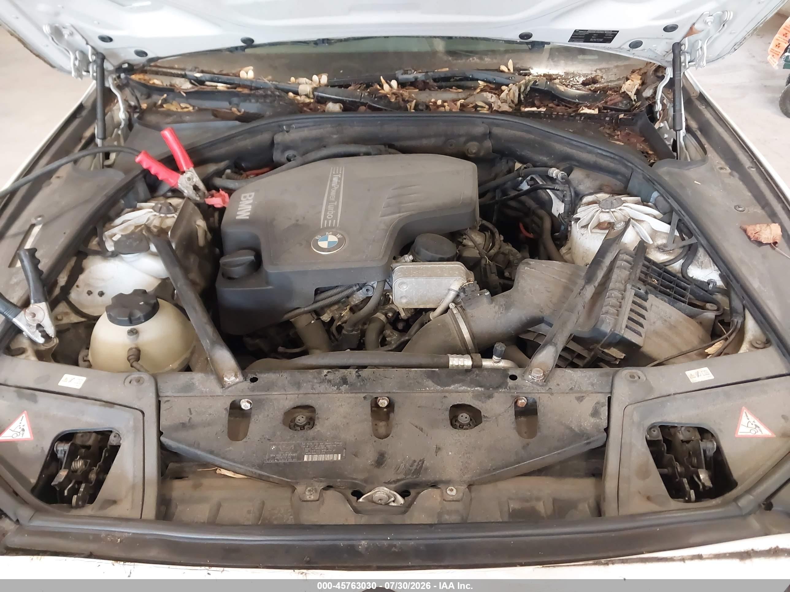 2013 Bmw 528i Xdrive White vin: WBAXH5C57DDW15085