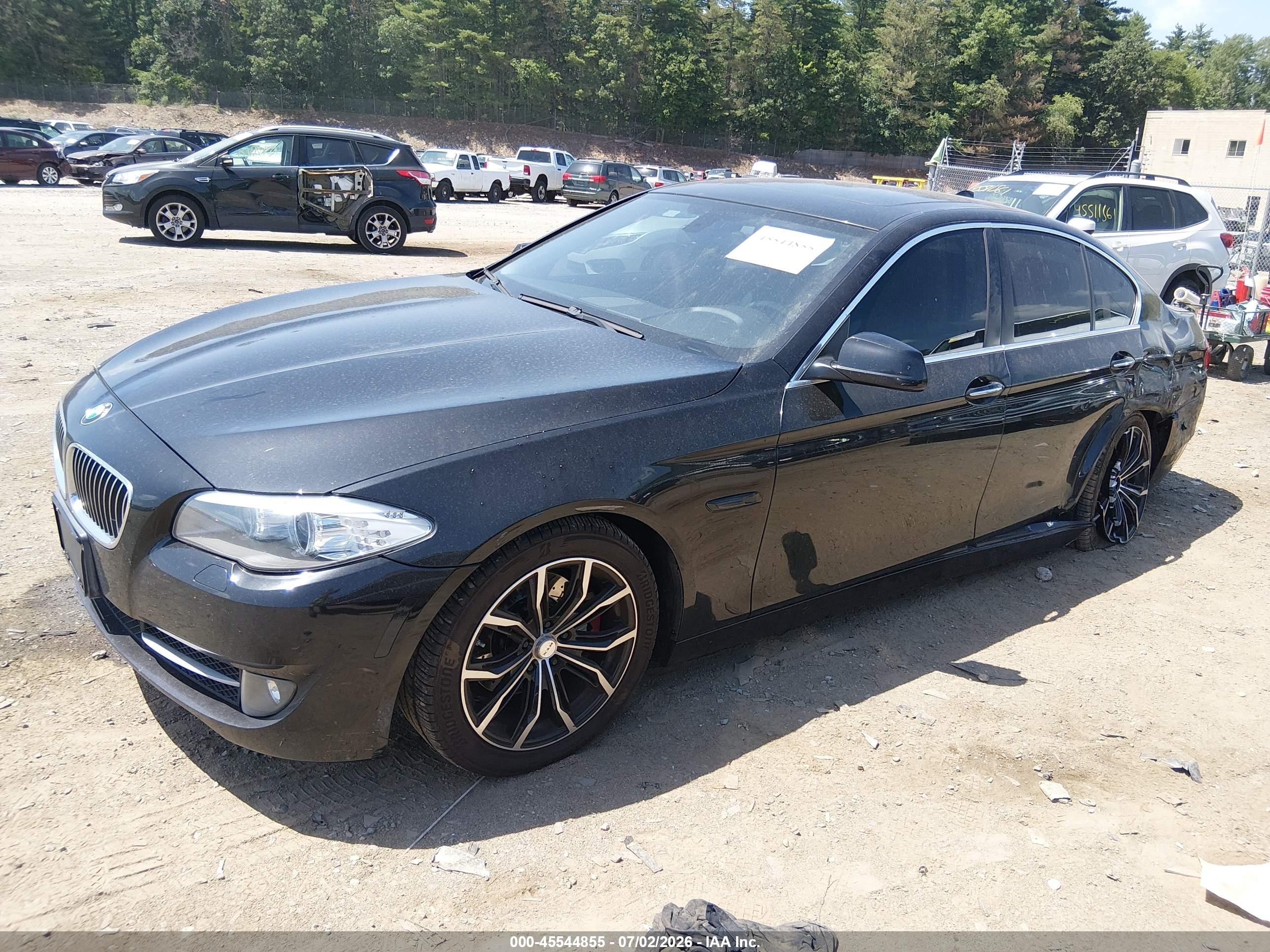 2013 Bmw 528i Xdrive Black vin: WBAXH5C57DDW16589