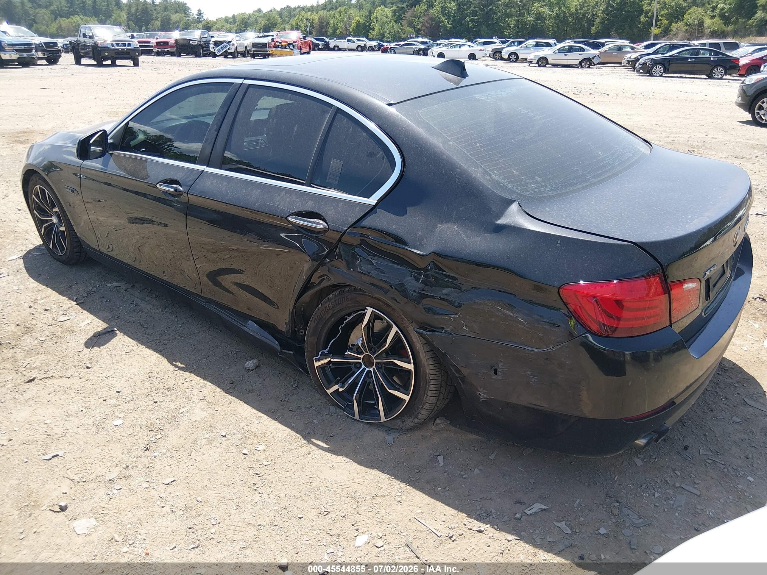 2013 Bmw 528i Xdrive Black vin: WBAXH5C57DDW16589