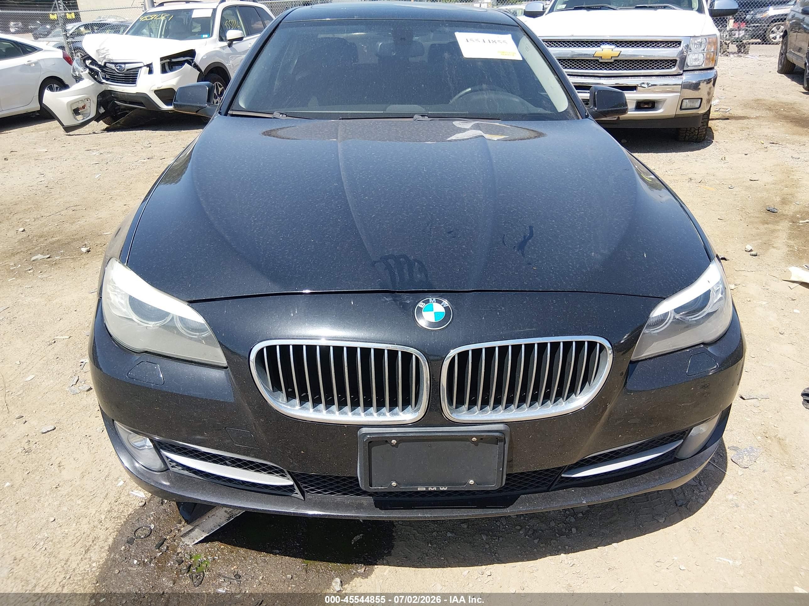 2013 Bmw 528i Xdrive Black vin: WBAXH5C57DDW16589