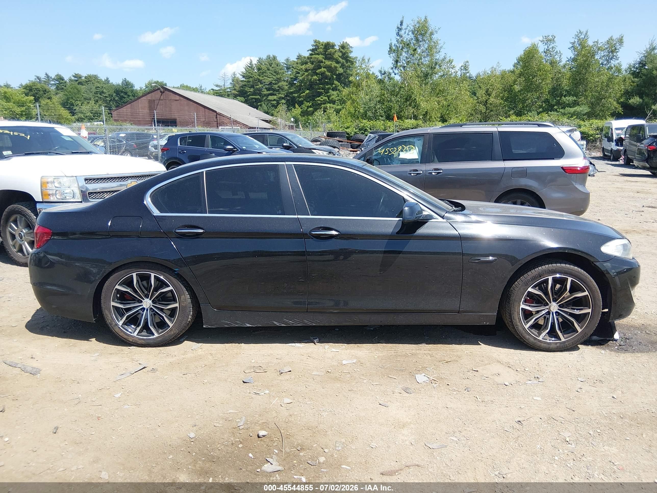 2013 Bmw 528i Xdrive Black vin: WBAXH5C57DDW16589
