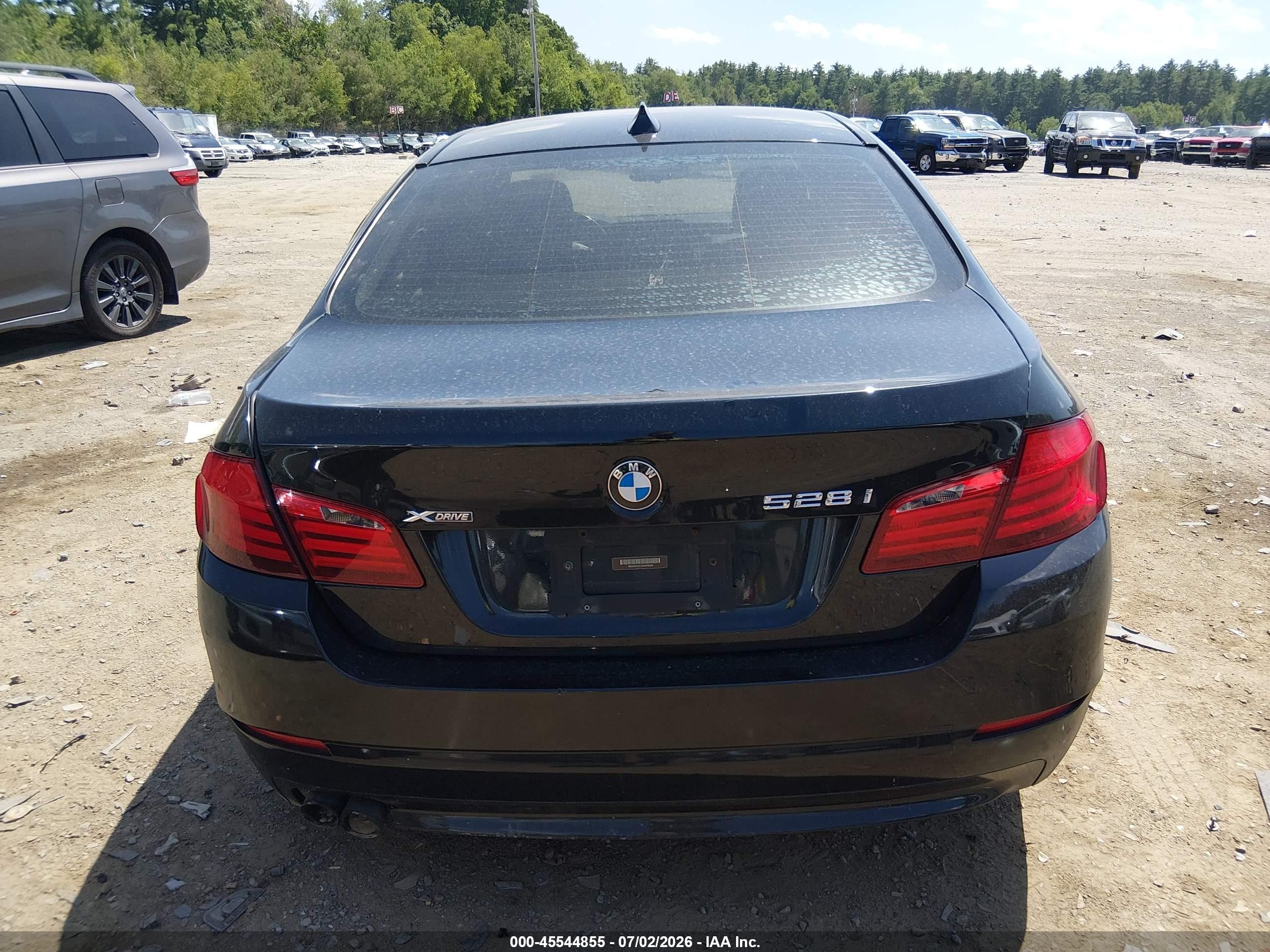 2013 Bmw 528i Xdrive Black vin: WBAXH5C57DDW16589