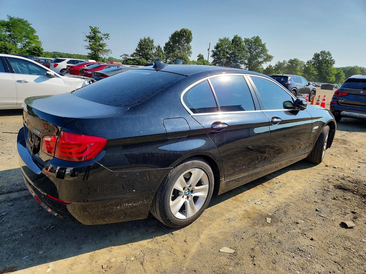 2012 Bmw 528 Xi Black vin: WBAXH5C58CDW03333