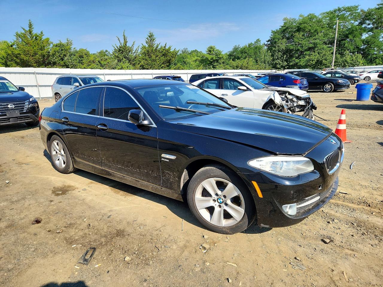 2012 Bmw 528 Xi Black vin: WBAXH5C58CDW03333
