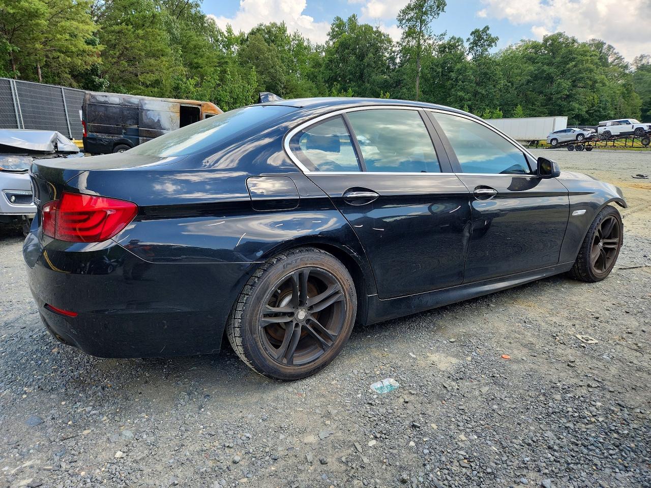 2012 Bmw 528 Xi Black vin: WBAXH5C58CDW11285