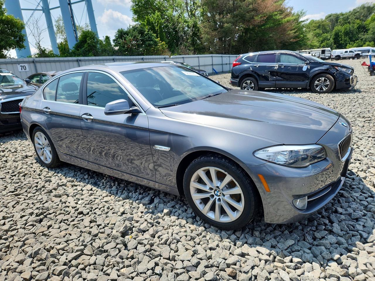 2013 Bmw 528 Xi Gray vin: WBAXH5C58DD108020