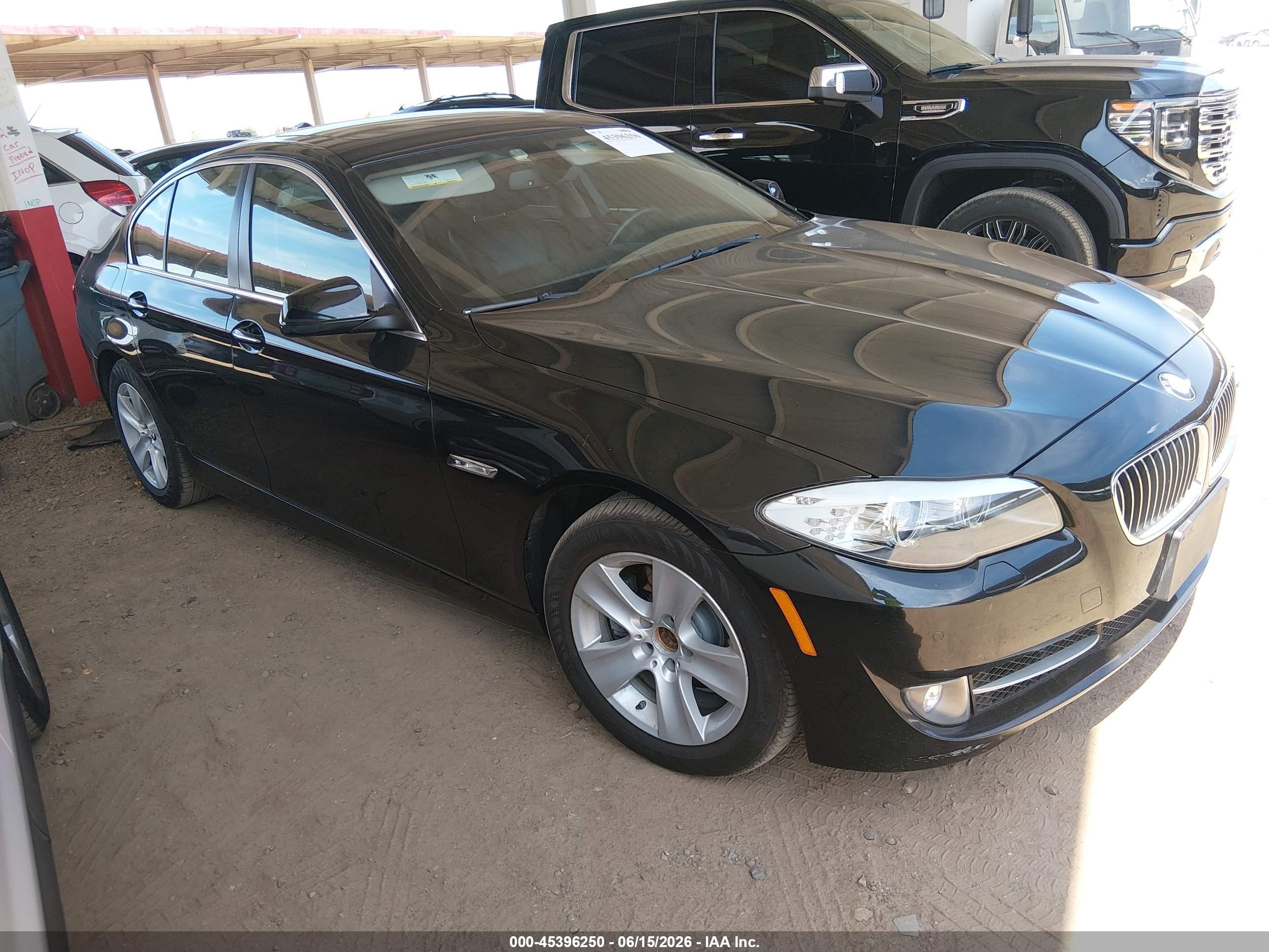 2013 Bmw 528i Xdrive Black vin: WBAXH5C58DD109958